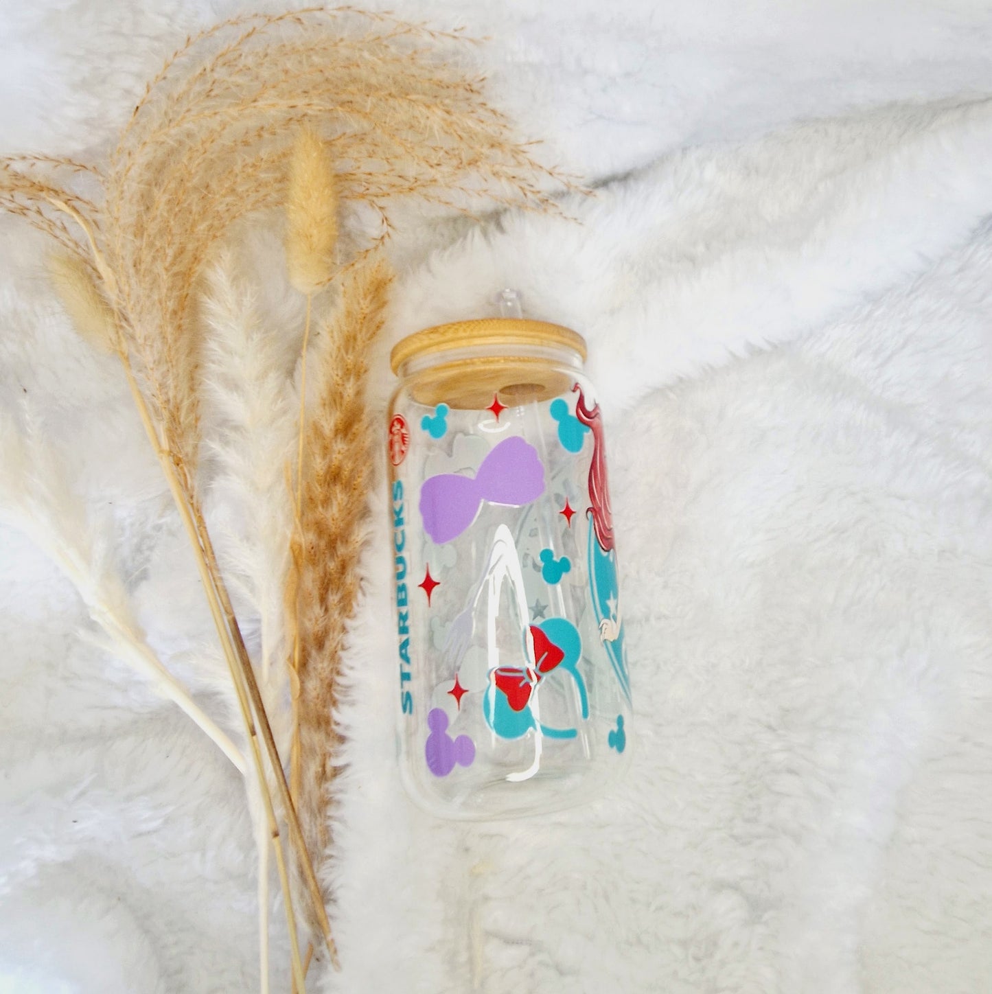 Cute Libbey Glass Starbucks Cup - Eco-Friendly, Reusable, and Stylish
