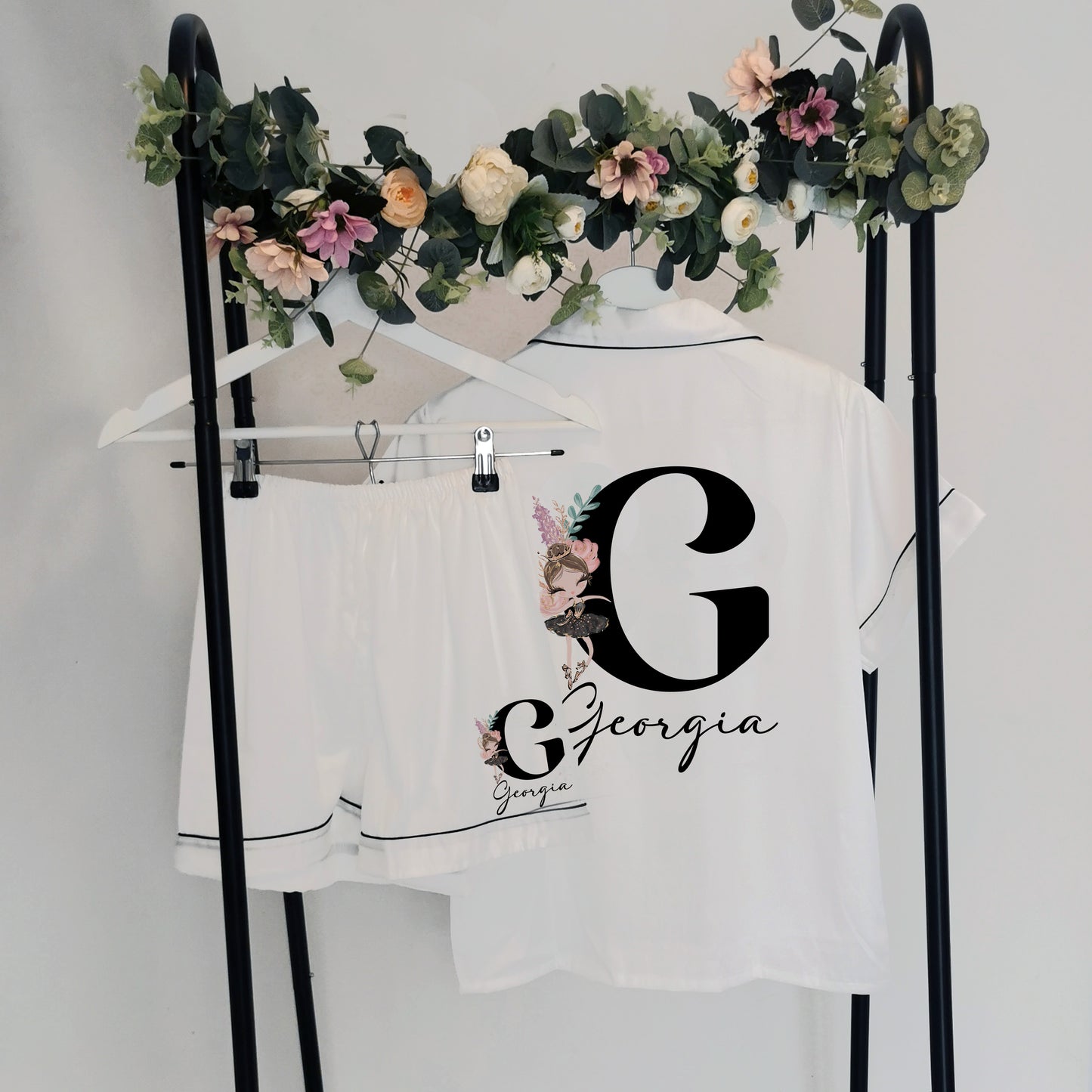 Personalised Ballerina Pyjamas & Robe β Custom Satin Sleepwear for All Ages