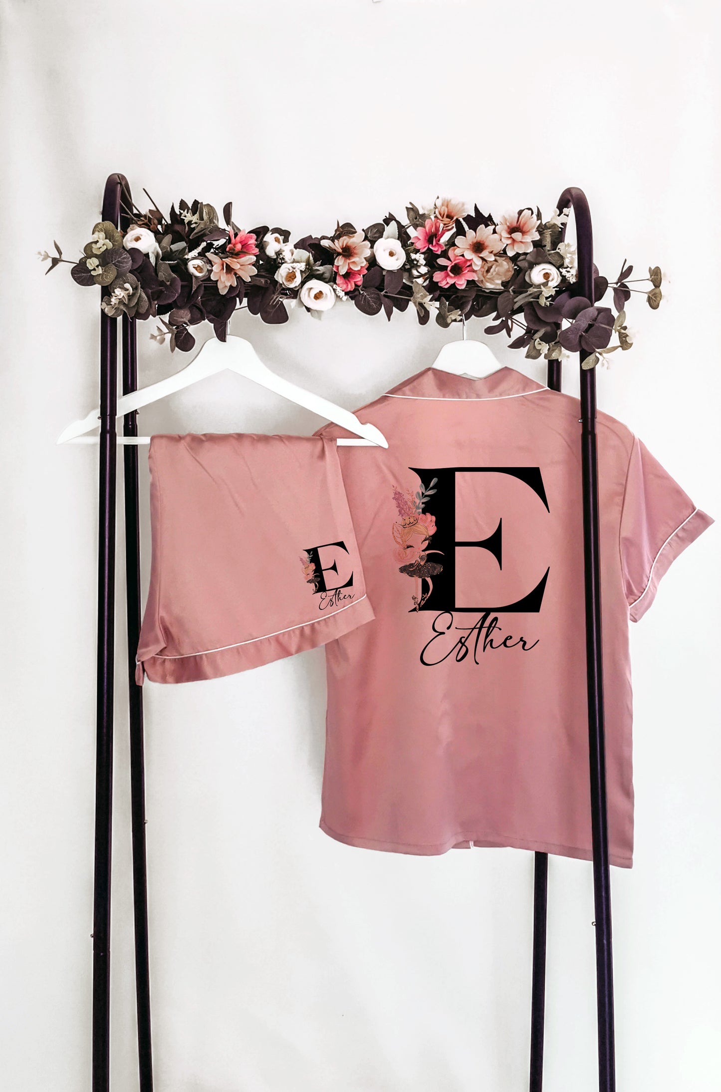 Personalised Ballerina Pyjamas & Robe β Custom Satin Sleepwear for All Ages