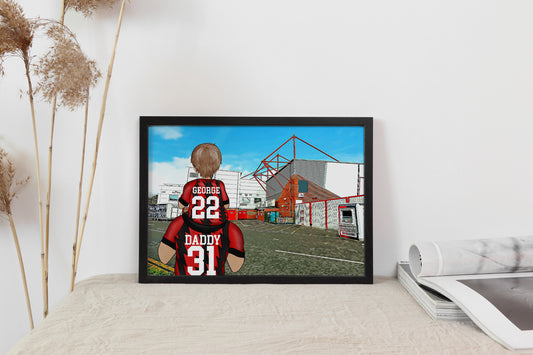 Personalised Bournemouth Football Print – The Ultimate Father’s Day Gift
