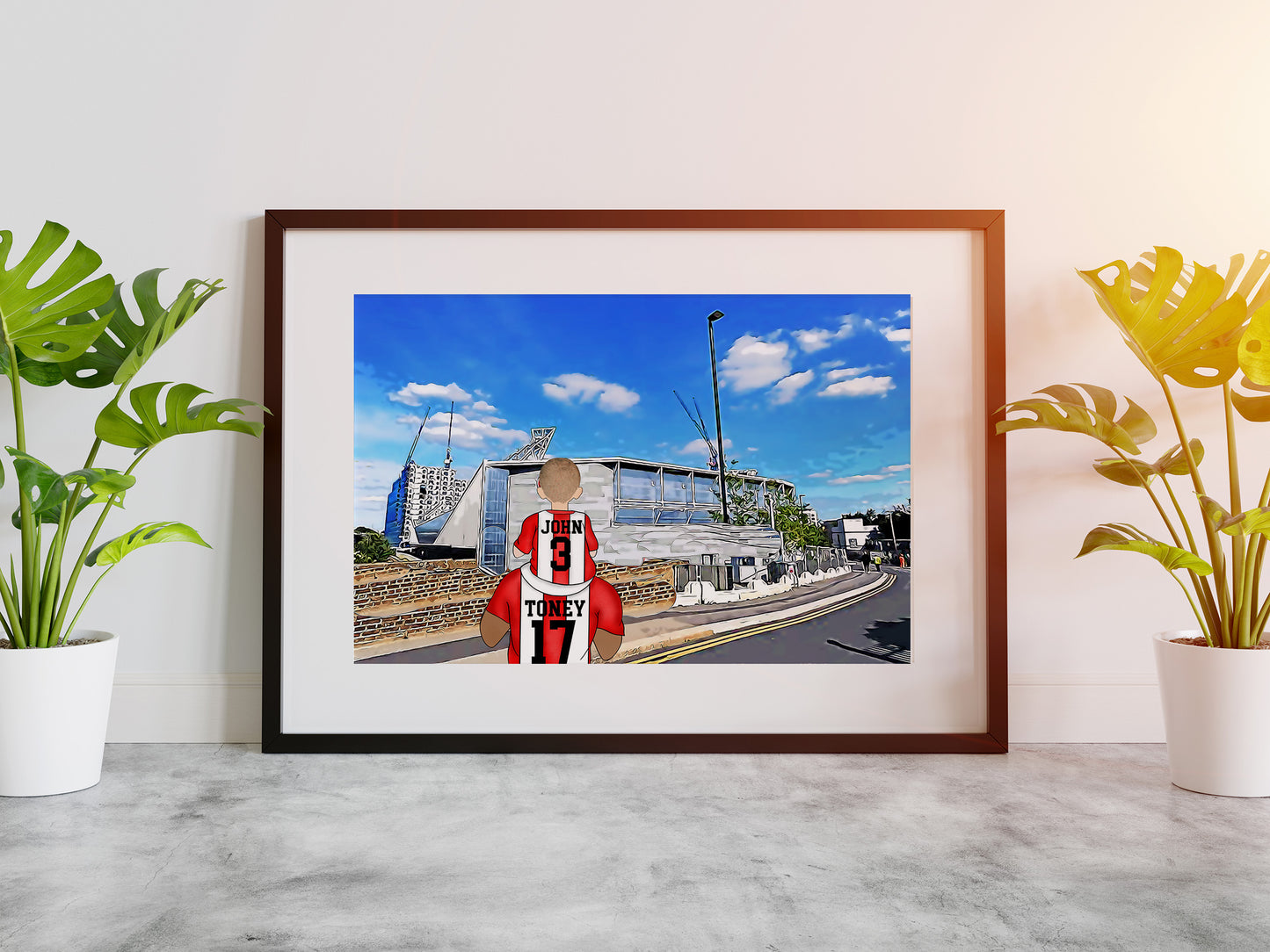 Personalised Brentford Football Print – The Ultimate Father’s Day Gift