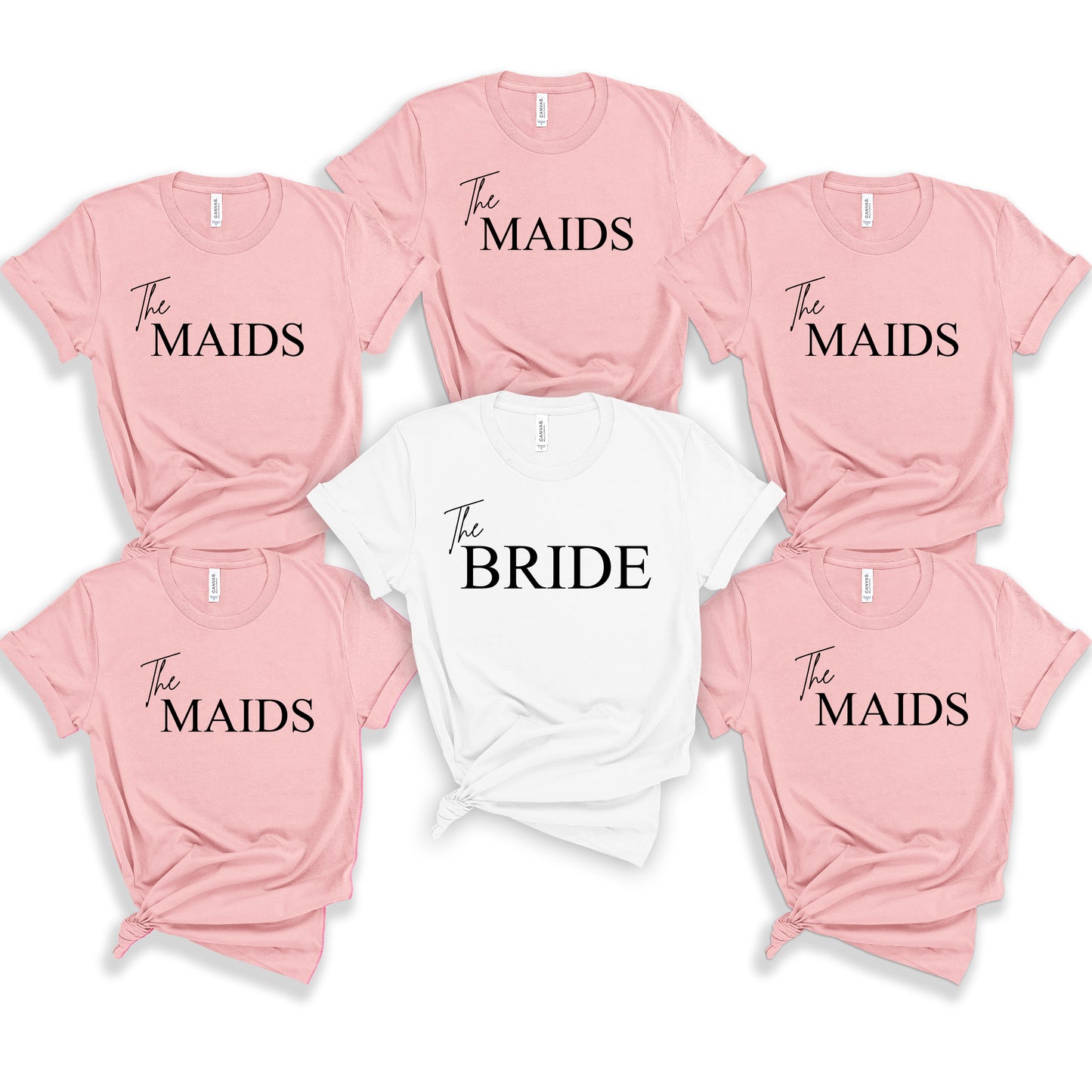 Oversized The Maids Hen Party TShirt, Matching Bachelorette Trip Tops