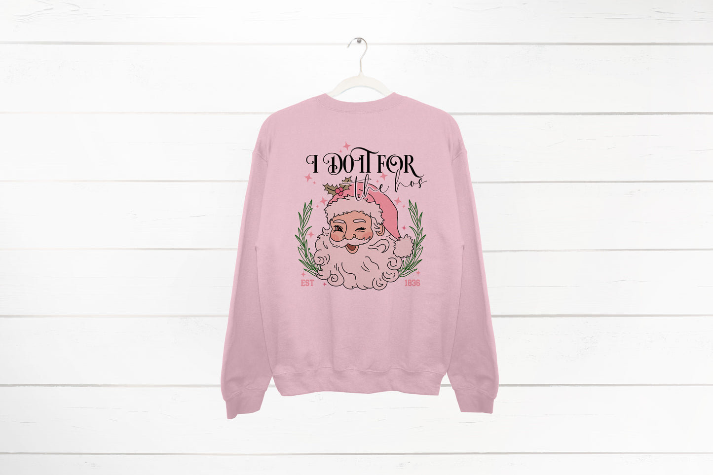 Funny Christmas Jumper Day Sweater, I Do It For The Ho's Jumper