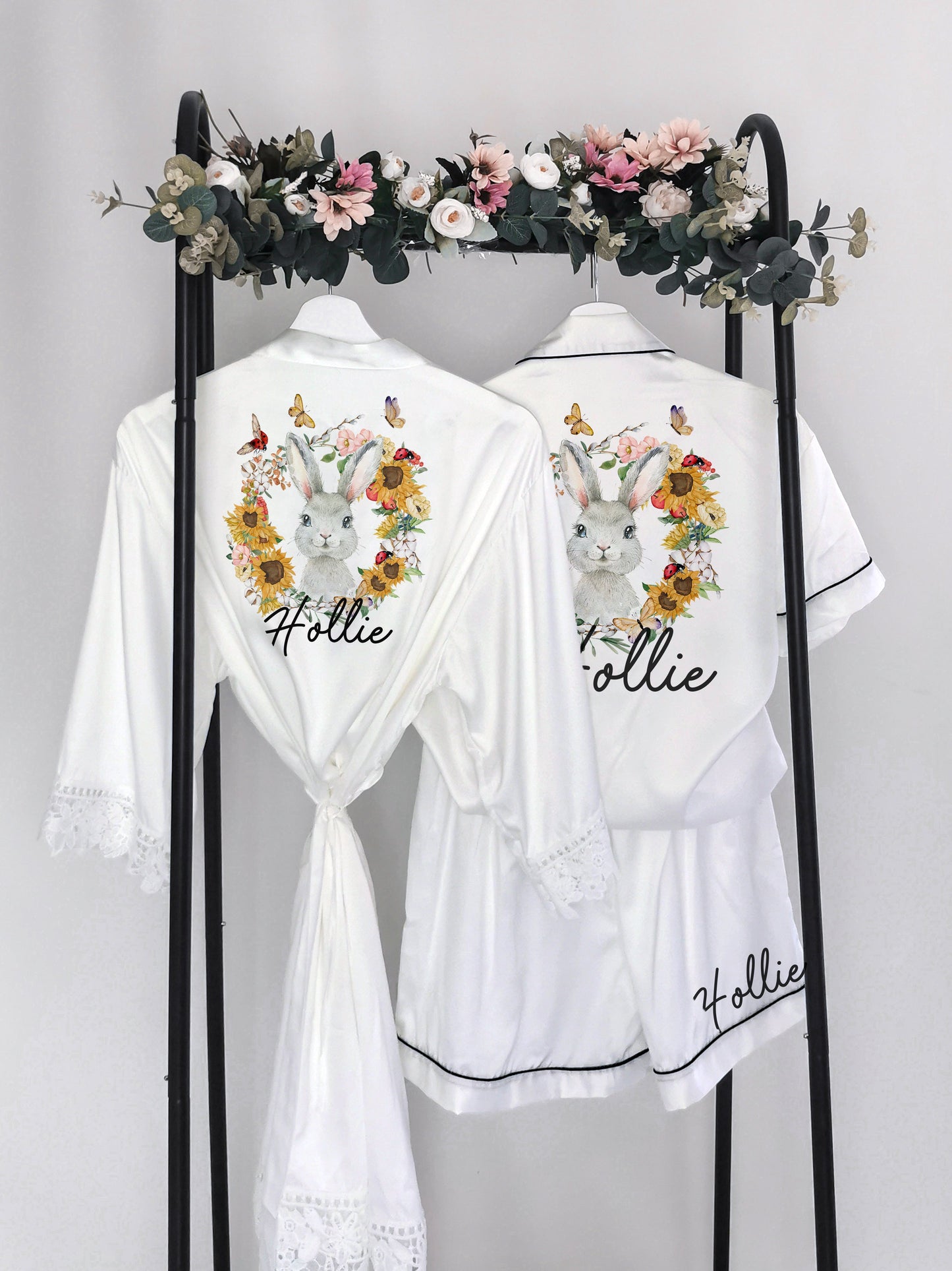 Personalised Easter Rabbit Dressing Gown