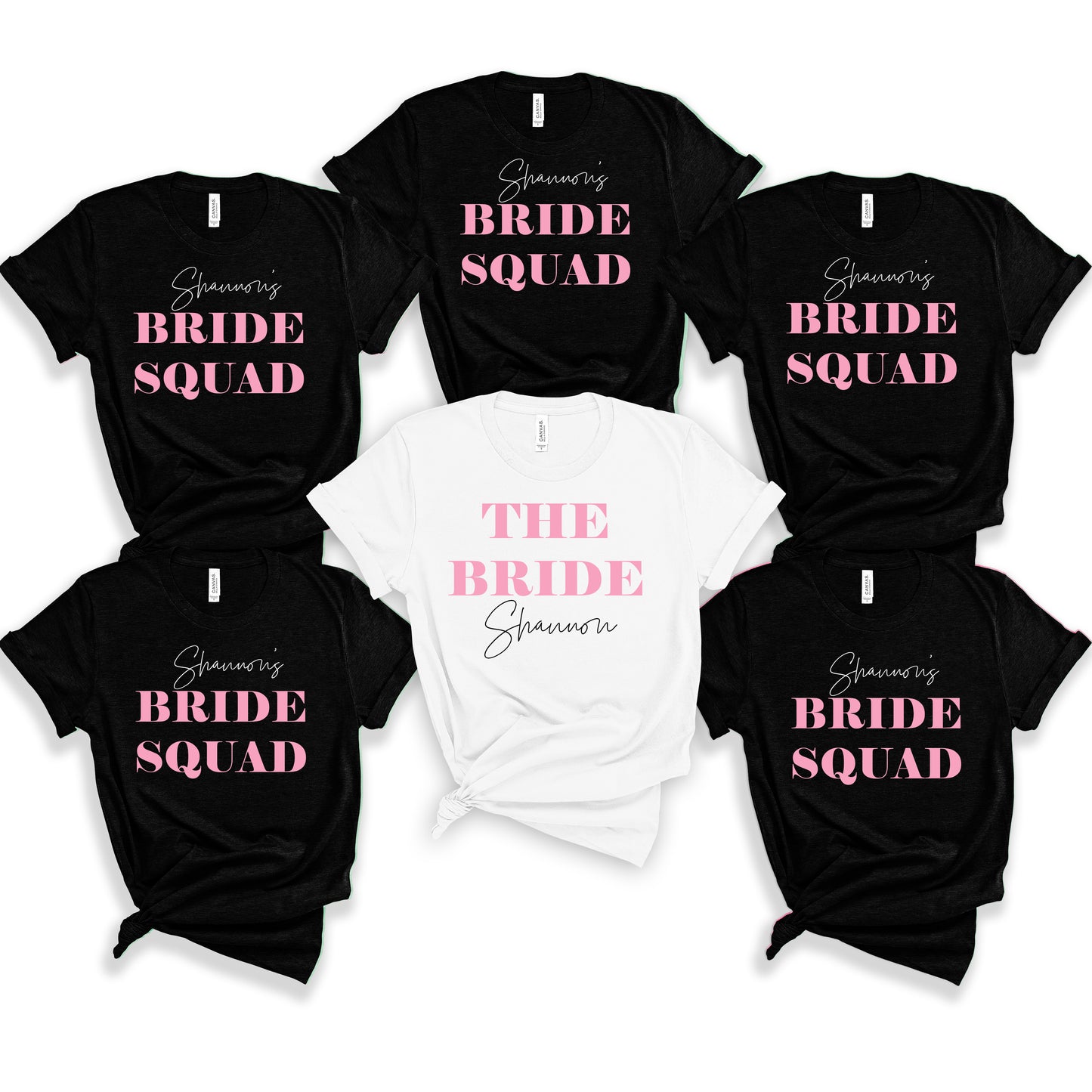 Personalised Oversized Bride Squad/Team Bride Hen Party TShirts