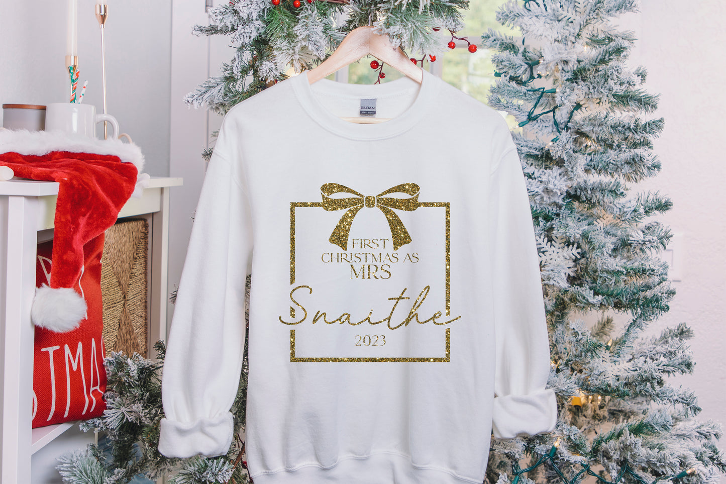 Personalised First Christmas as Mrs Jumper