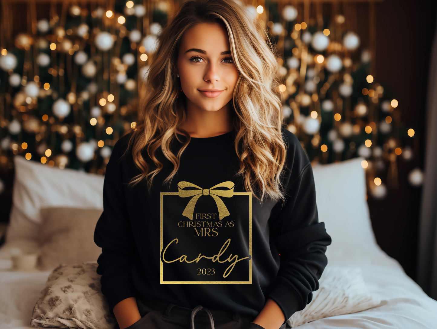 Personalised First Christmas as Mrs Jumper