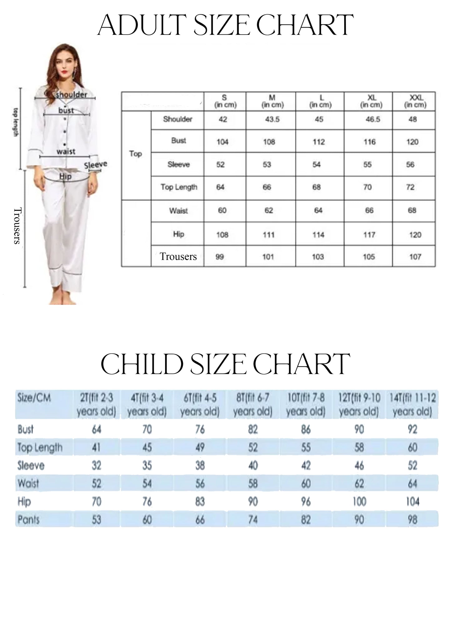 Luxury Make Up Girl Personalised Pyjamas - Full Length Adults