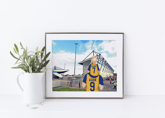 Personalised Mansfield Print – Football Fathers Day Gift Idea for Him