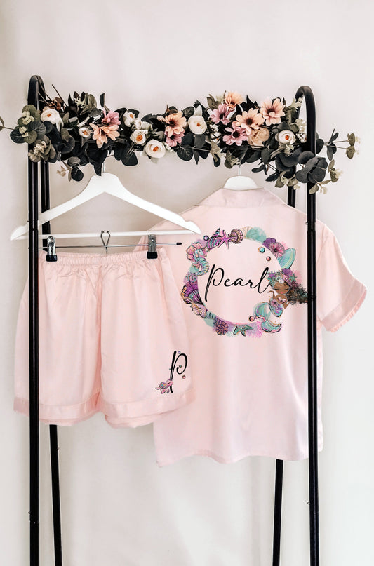 Luxury Personalised Mermaid Pyjamas Set - Kids