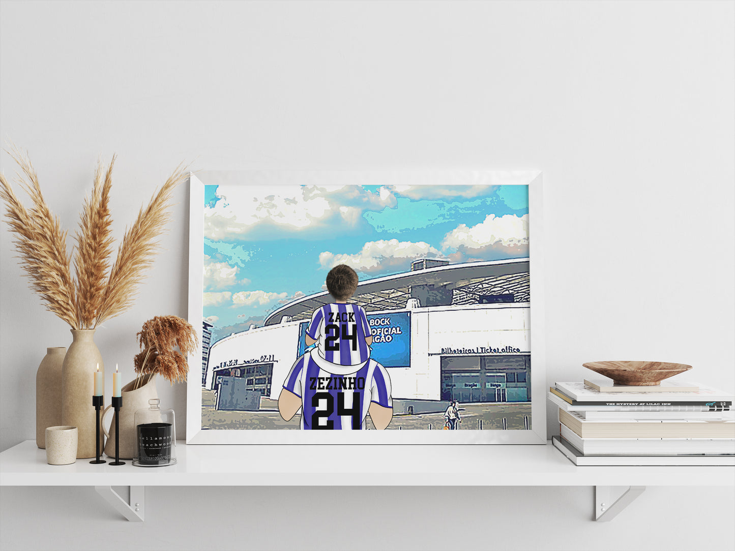 Porto FC Football Stadium Print – Personalised Gift for Dad’s Birthday or Father’s Day