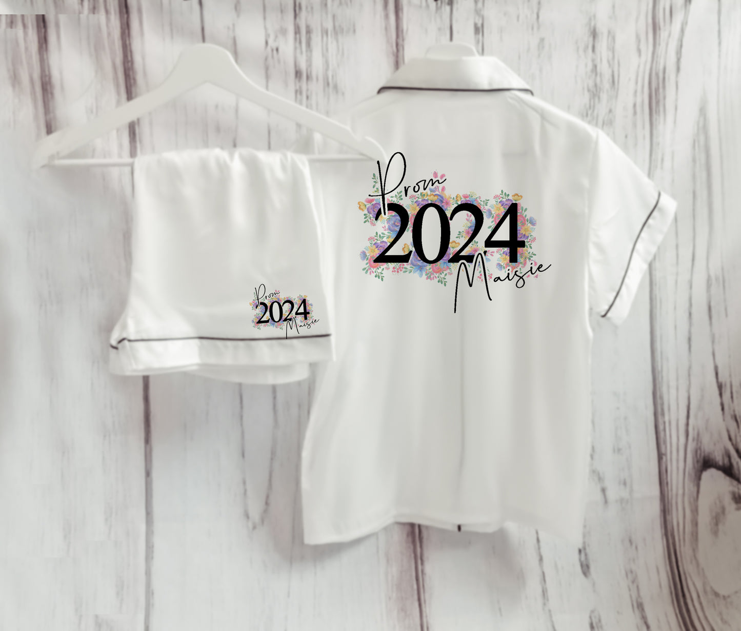 Personalised Prom 2024 Pyjamas and Robes