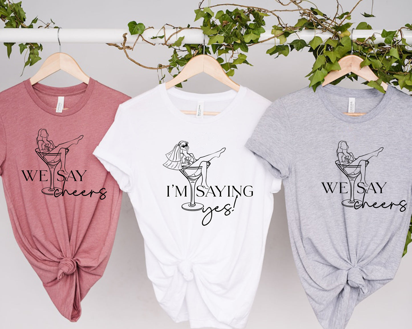I Said Yes We Say Cheers T-Shirts - Bach Style Girls Weekend Abroad Tops