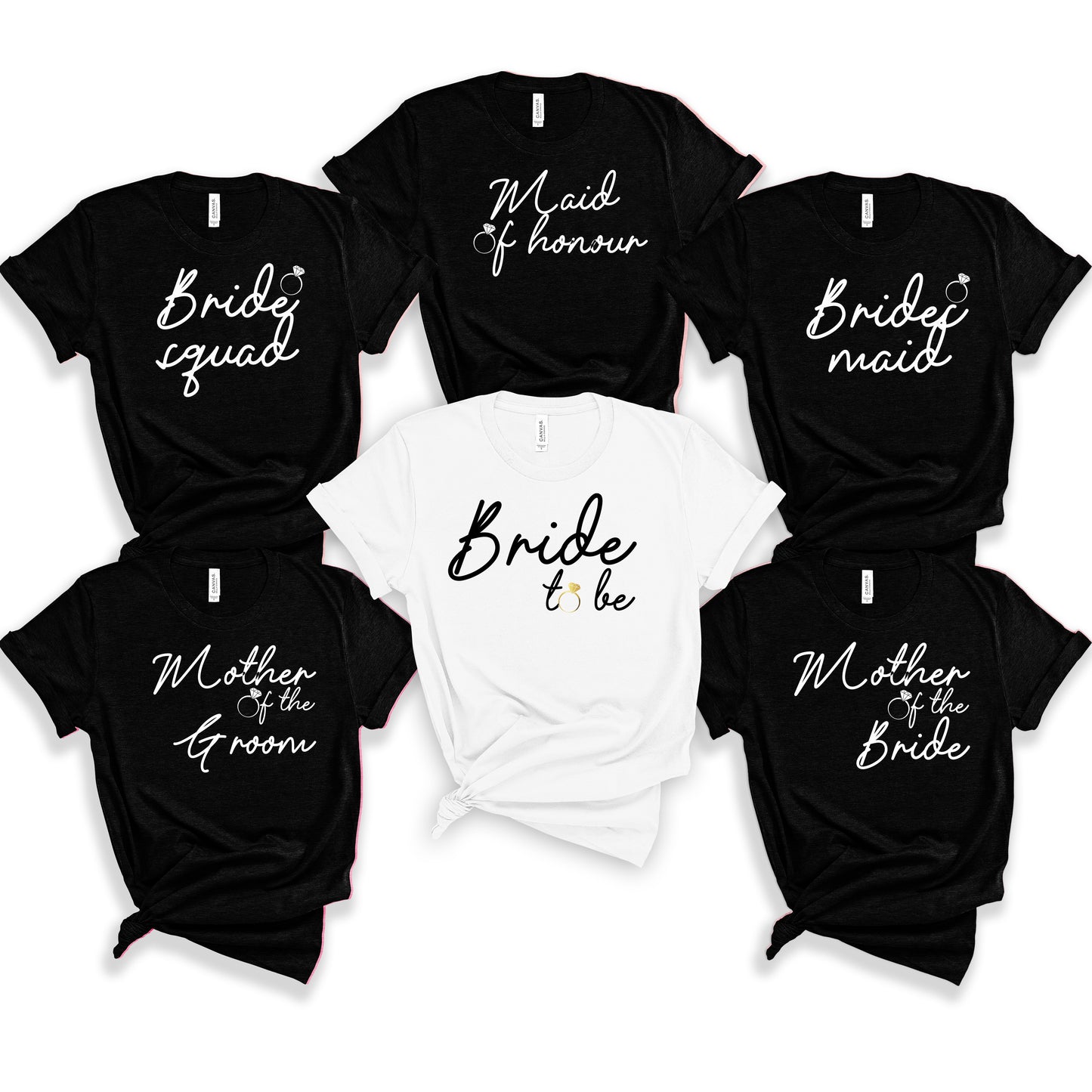 Bridal Party Shirts – Personalised Hen Party Tees for Every Guest