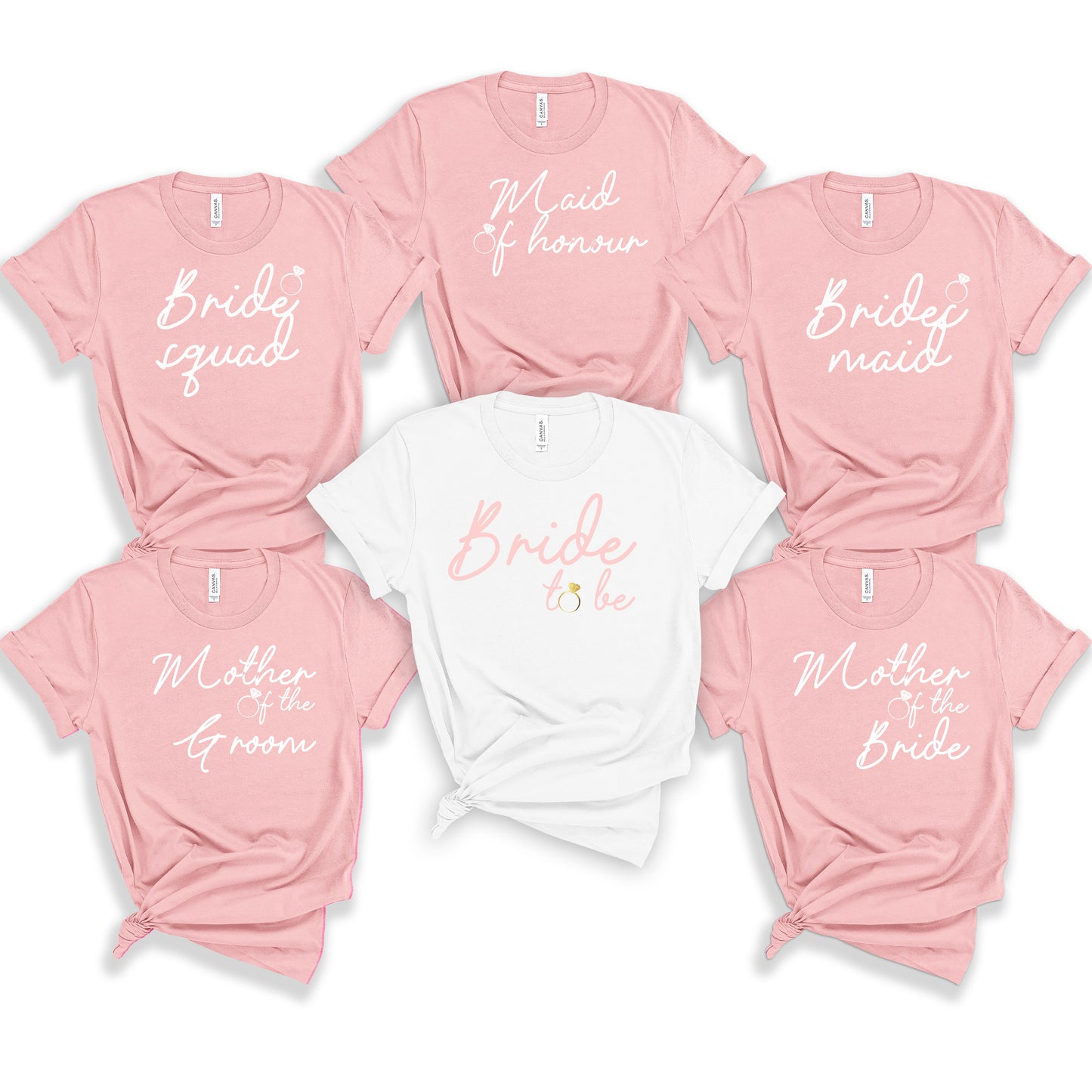 Bridal Party Shirts – Personalised Hen Party Tees for Every Guest