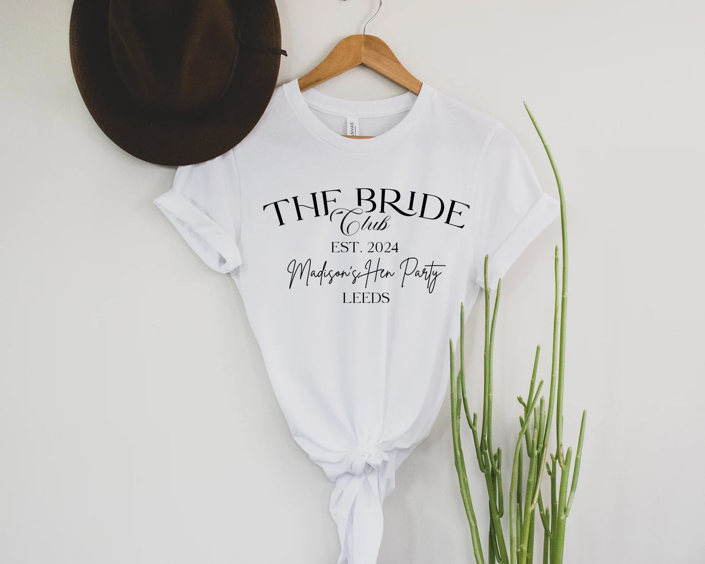 Personalised Bride Club Style Bach TShirt