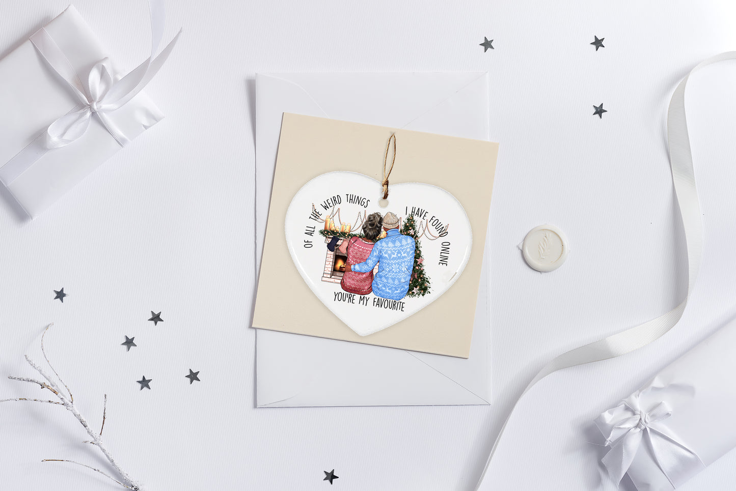 Funny Girlfriend Christmas Tree Bauble - Of All The Weird Things I Have Found Online