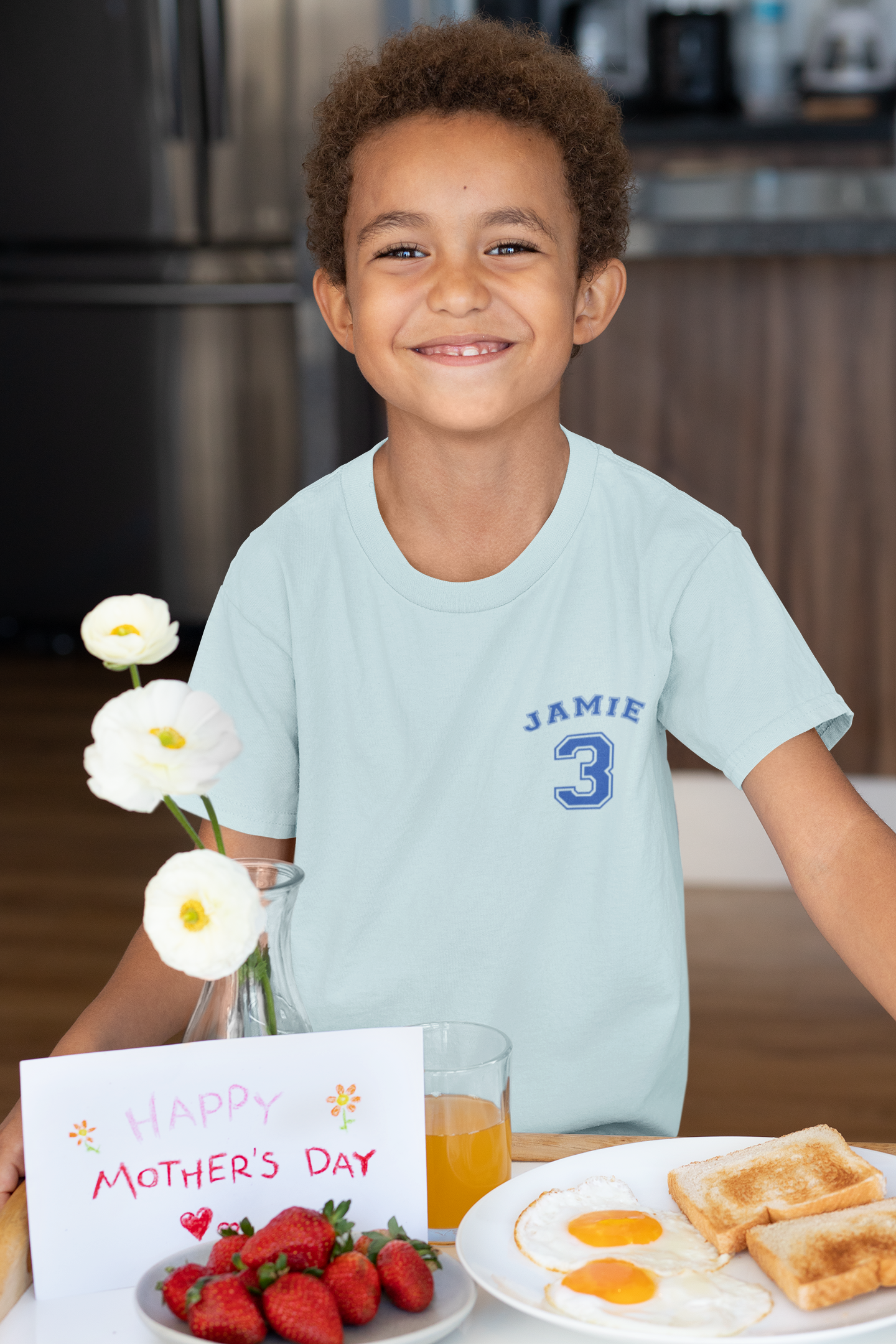 Personalised Name and Age T Shirt