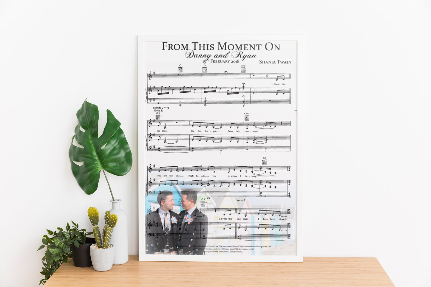 Unique First Wedding Anniversary Gift