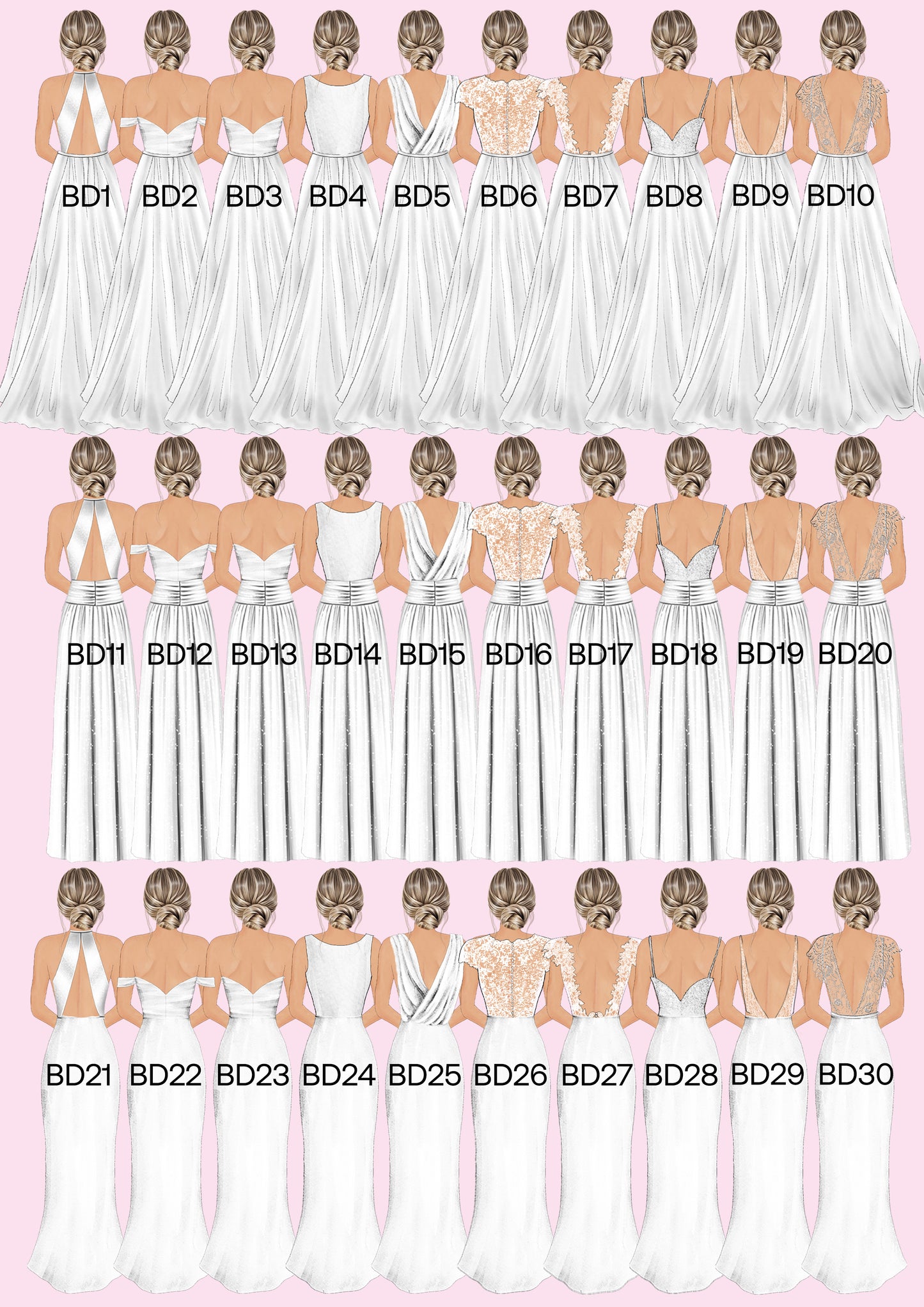 Personalised Bride Squad Illustration Print
