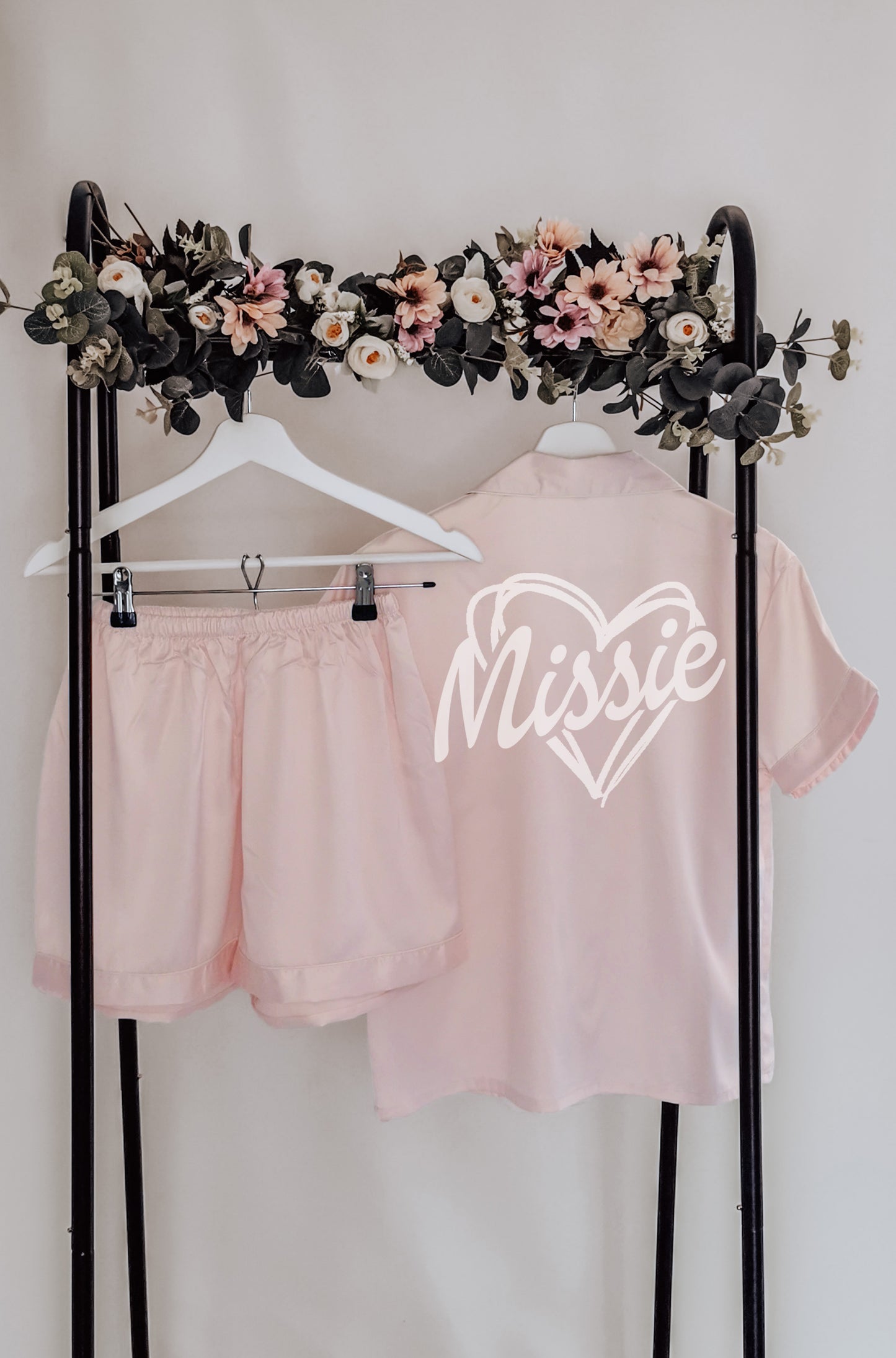 Cute and Girlie Silky Satin Pyjamas