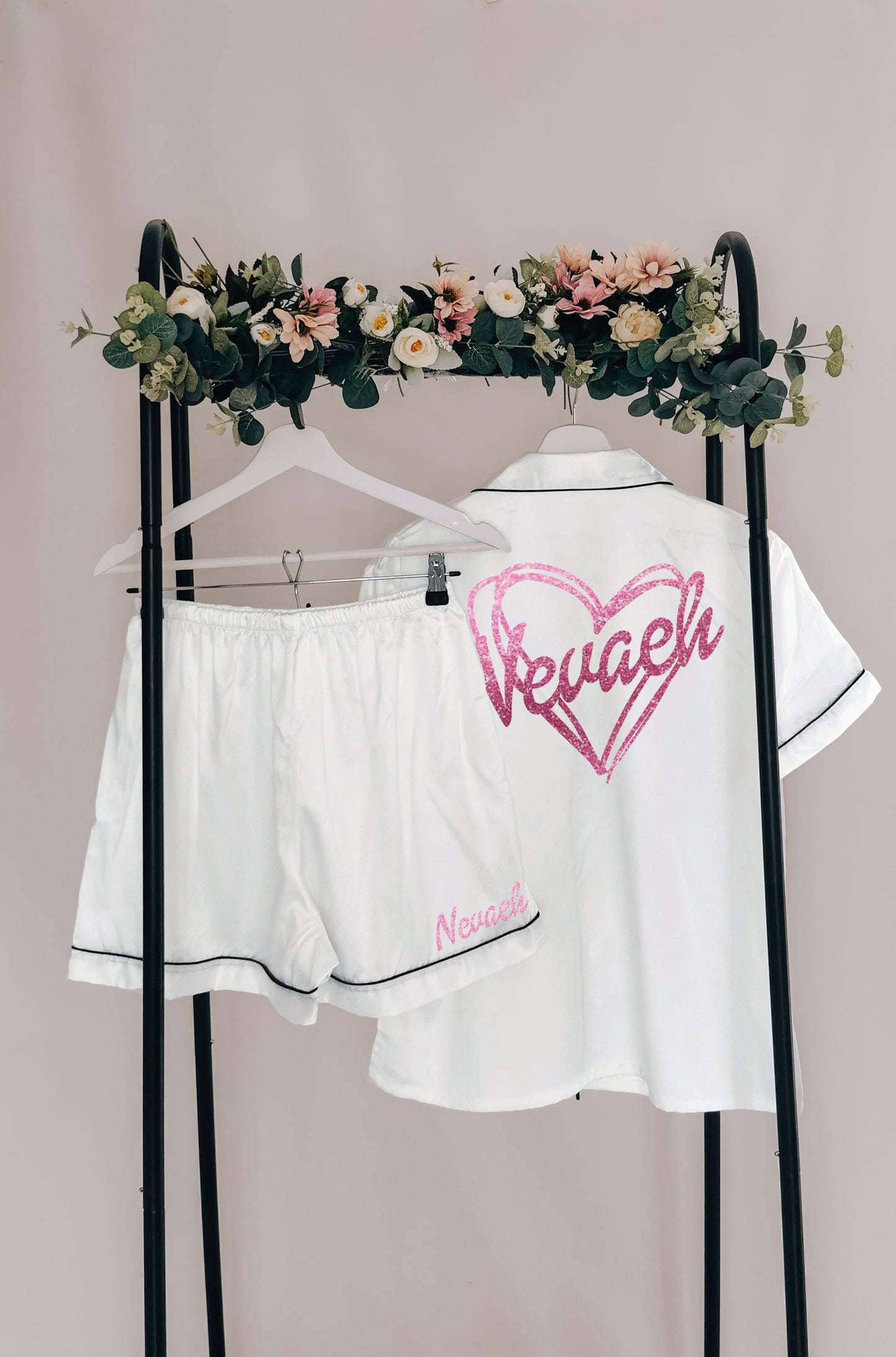 Cute and Girlie Silky Satin Pyjamas