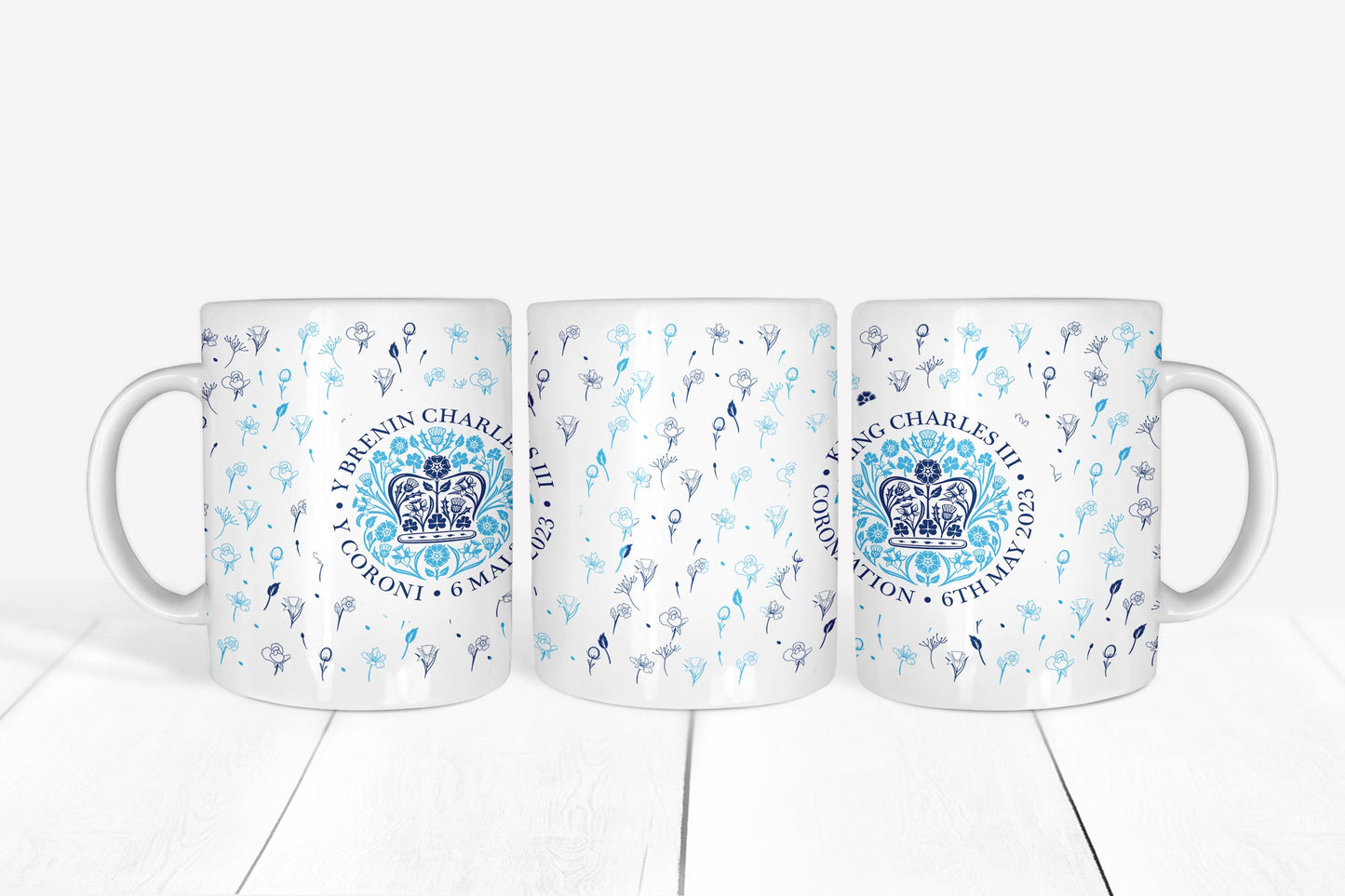 Pink Royal Coronation Memorabilia Mug (official emblem)