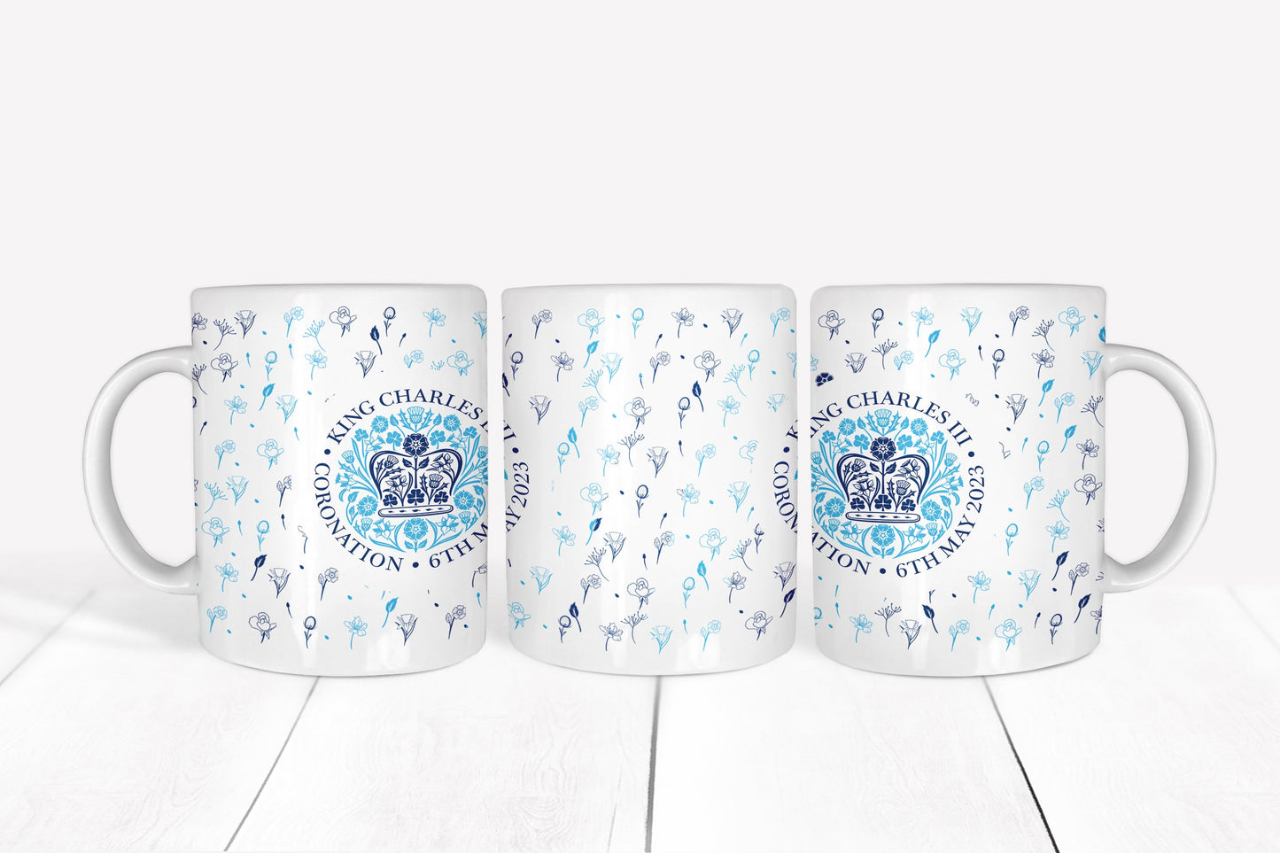 Pink Royal Coronation Memorabilia Mug (official emblem)