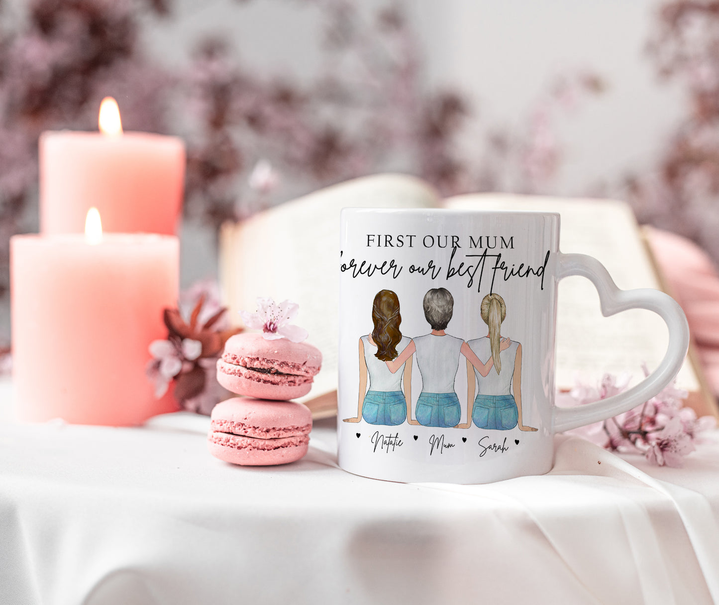 Personalised Mother and Daughter Mug, perfect mothers day gift