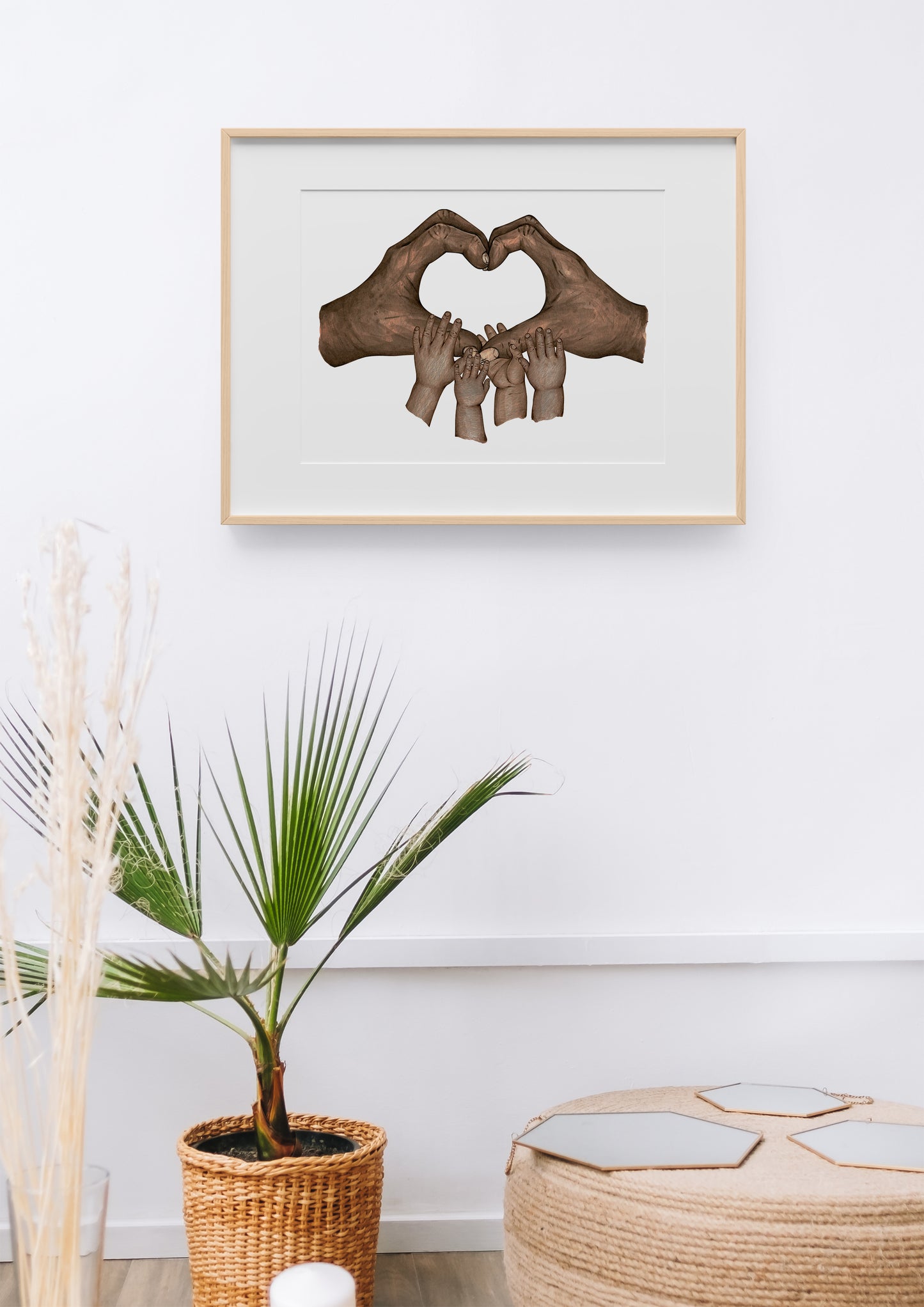 Personalised Grandparents with Grandchildren Print