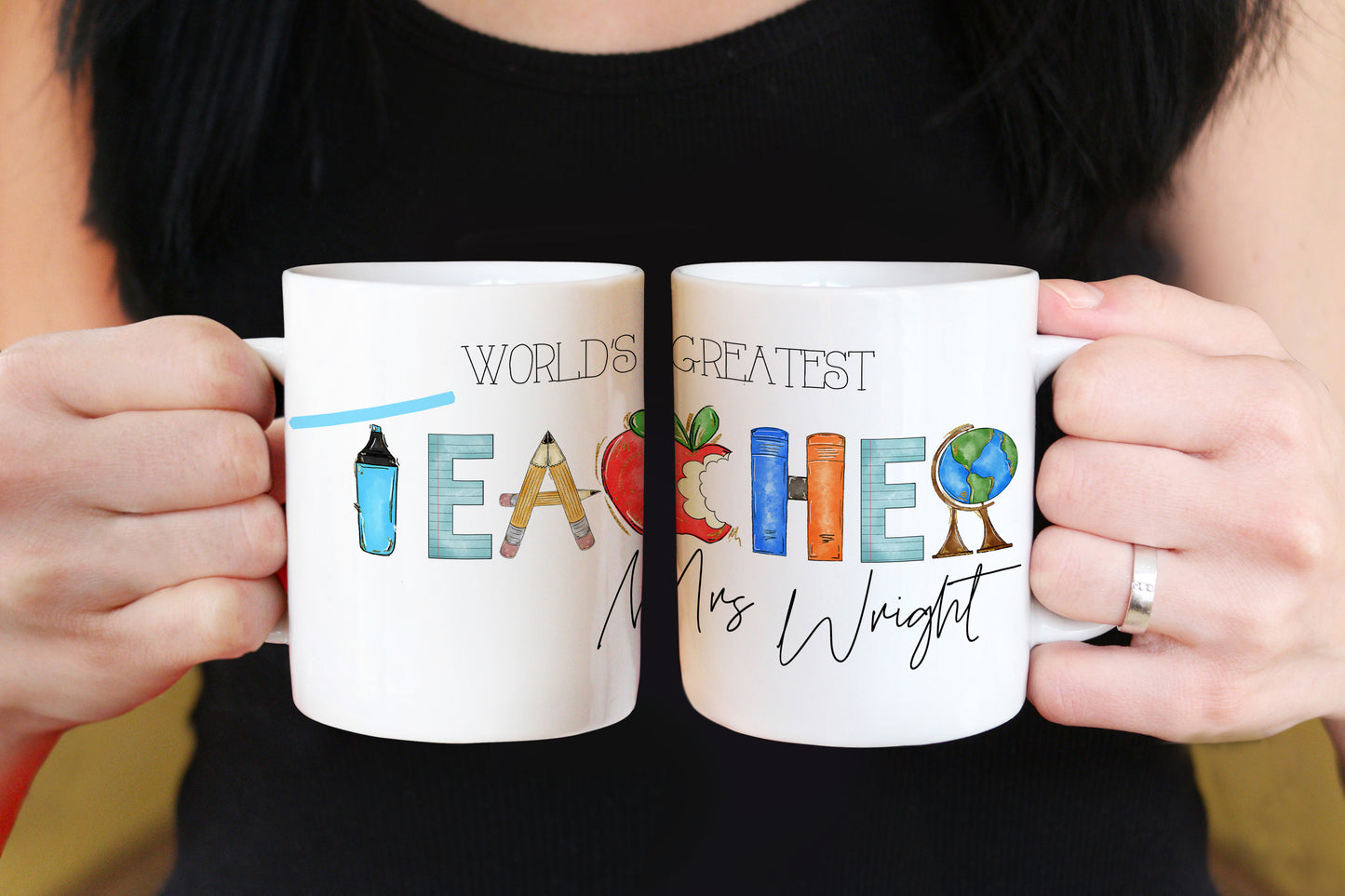 Personalised World's Greatest Teacher Mug