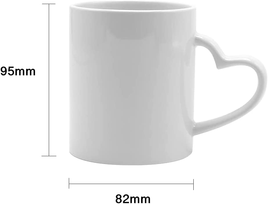 Personalised Heart Handle Mothers Day Mug