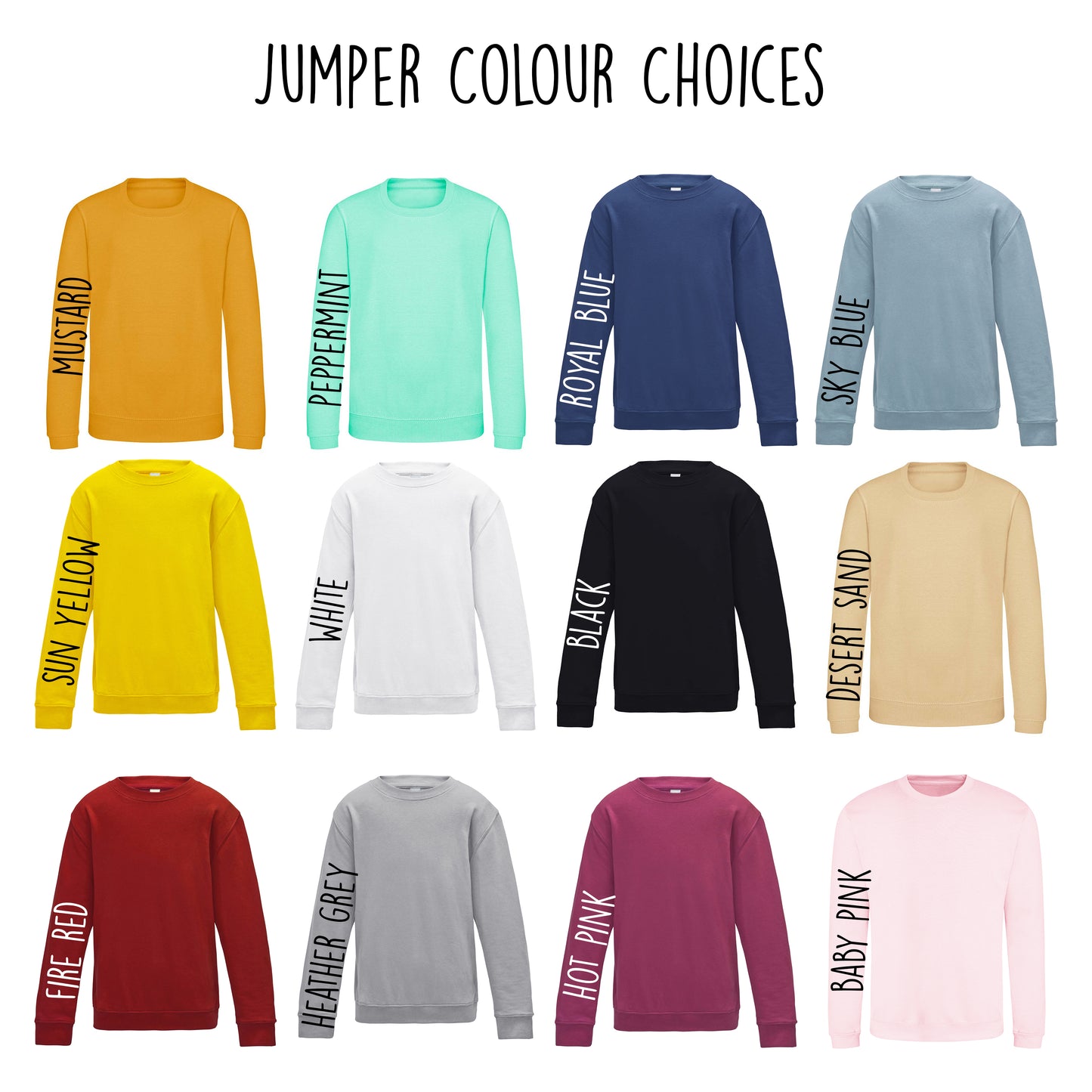 Personalised Embroidered Jumper
