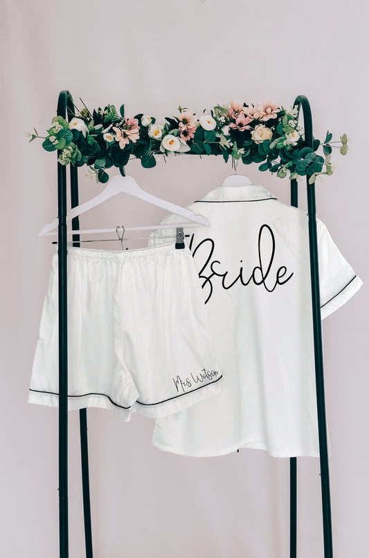Personalised Bride Pyjamas