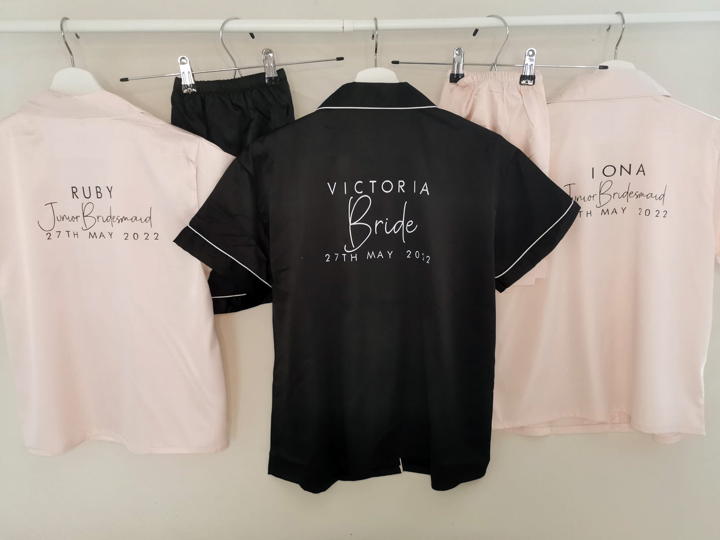 Personalised Hen Weekend Pyjamas and Robes