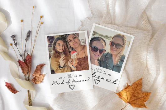 Maid of Honour Proposal Polaroid Card