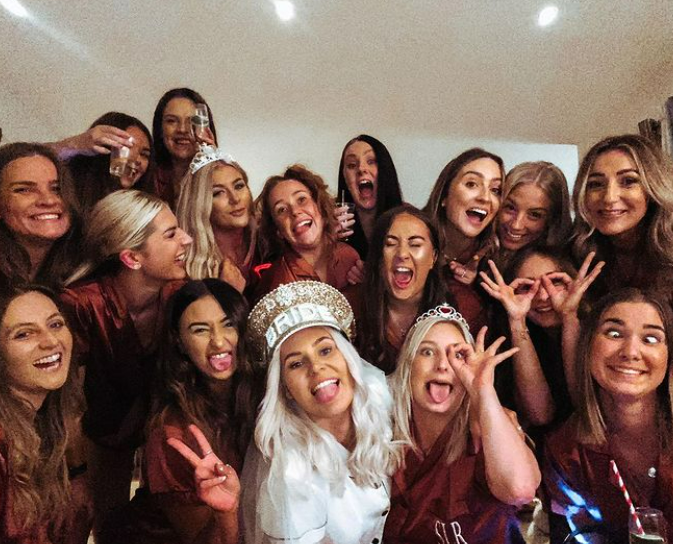 Personalised Burnt Orange Bridal Party Pyjamas, Copper Bridesmaid PJs