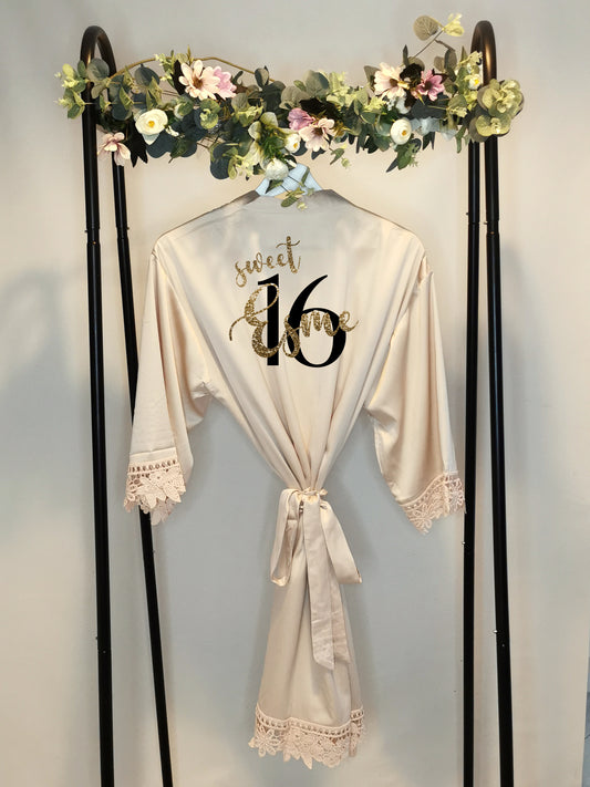 Personalised Sweet 16th Birthday Pyjamas