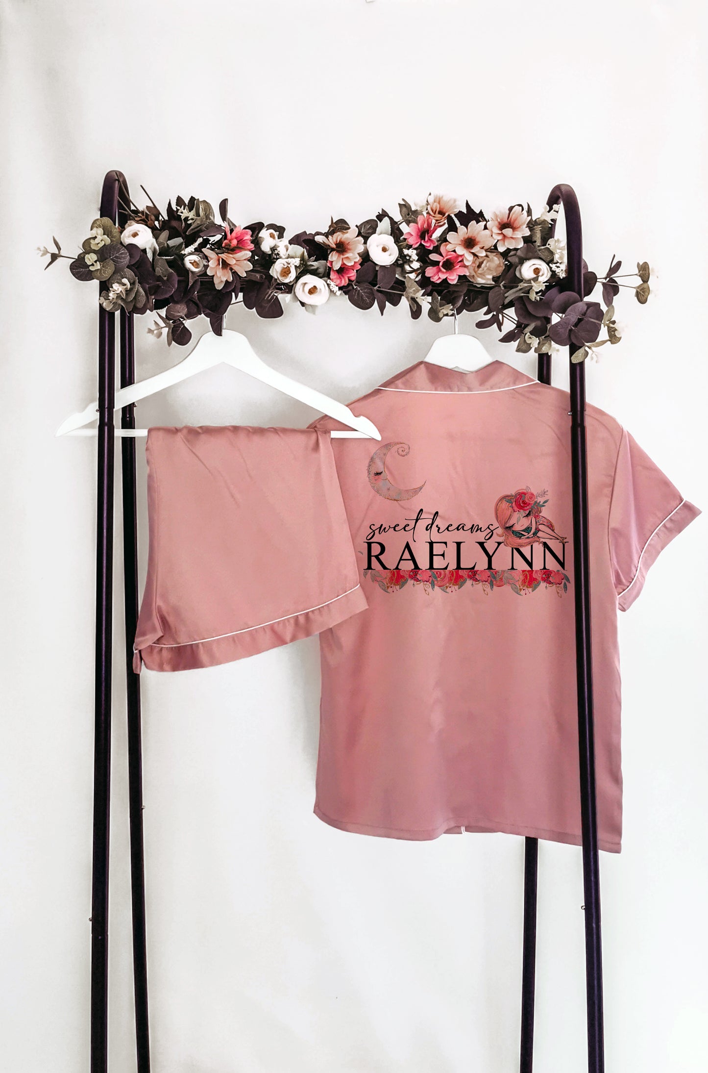 Sweet Personalised Girls Birthday Pyjamas