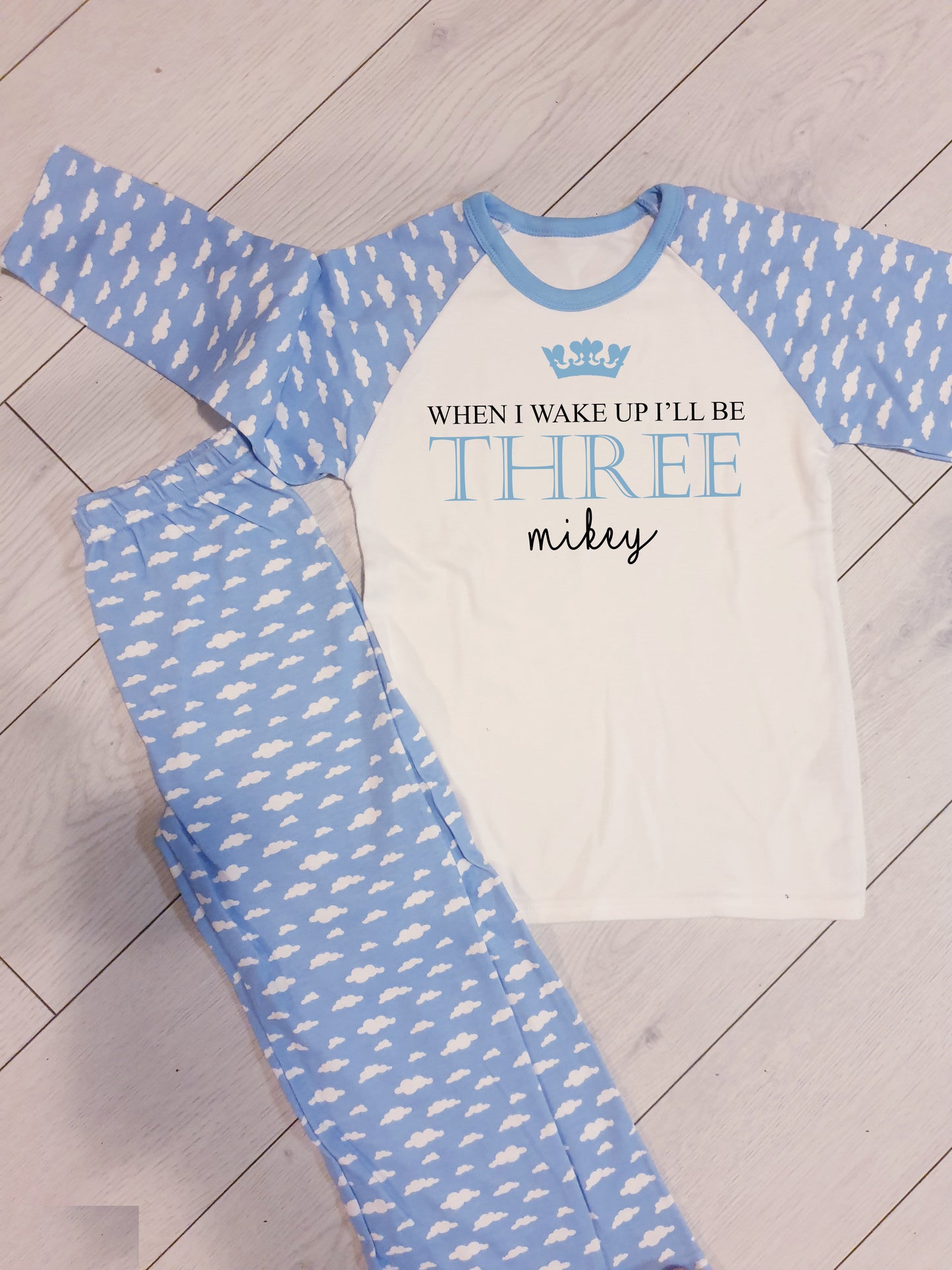 When I Wake Up Personalised Pyjamas, Personalised Birthday Pyjamas