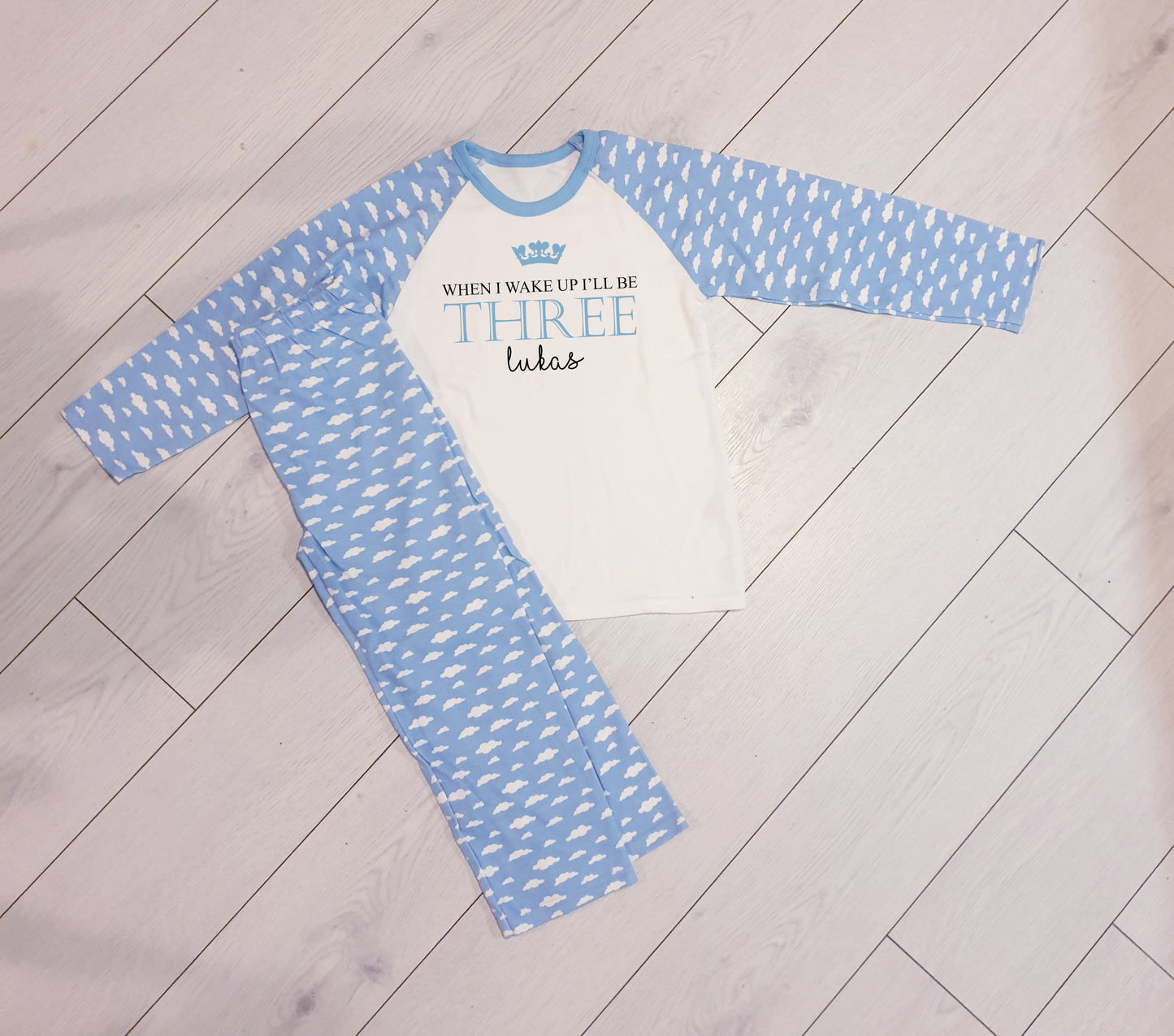 When I Wake Up Personalised Pyjamas, Personalised Birthday Pyjamas