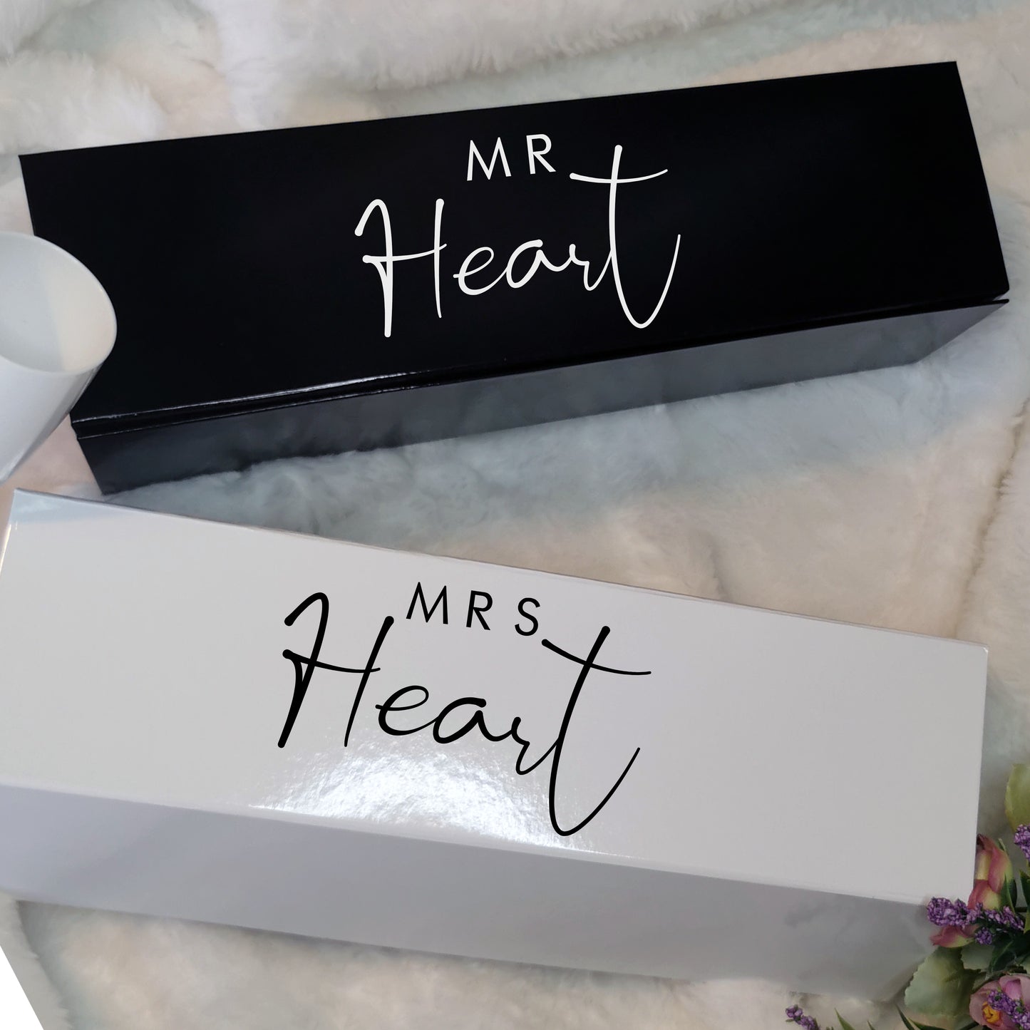 Personalised Bottle Box for the Bride and Groom