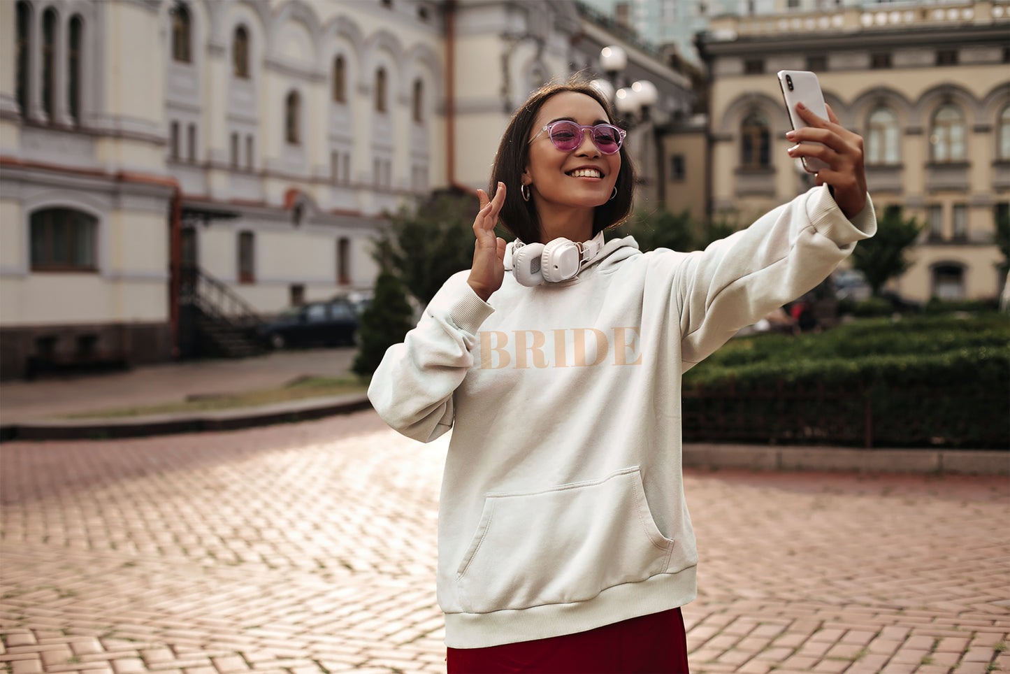 Premium Personalised Bride Hoodie