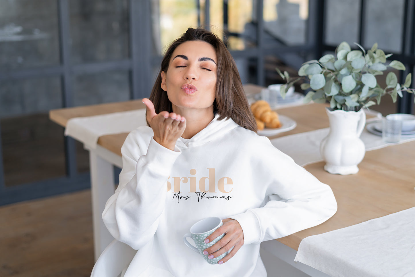 Premium Personalised Bride Hoodie
