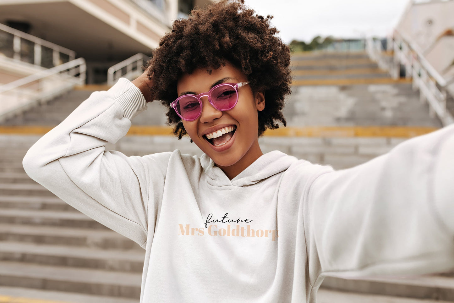 Oversized Baggy Bride Hoodie - Perfect Honeymoon Outfit