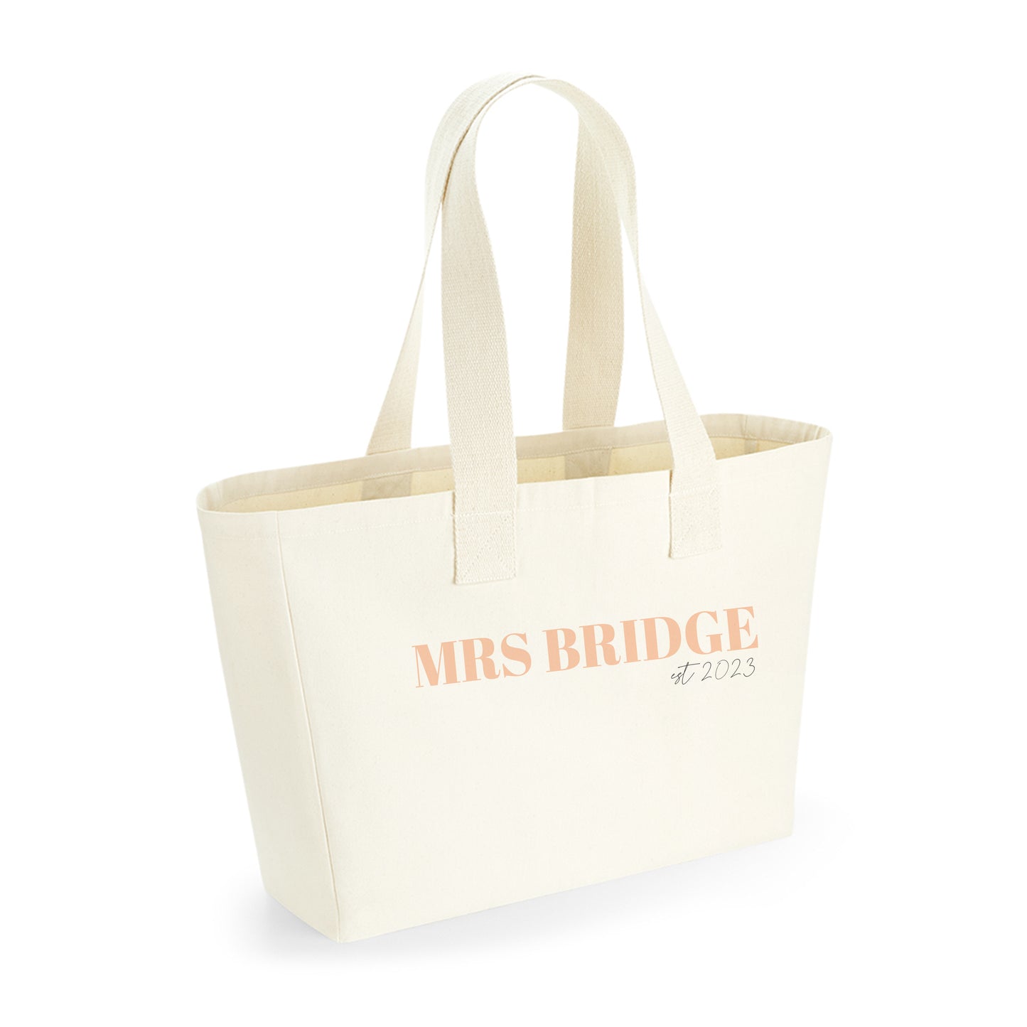 Personalised Bride Honeymoon Beach Bag