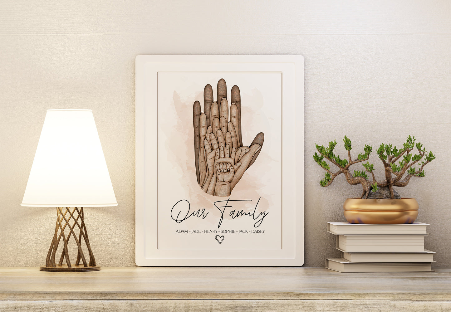 Our Family, Personalised Family Portrait
