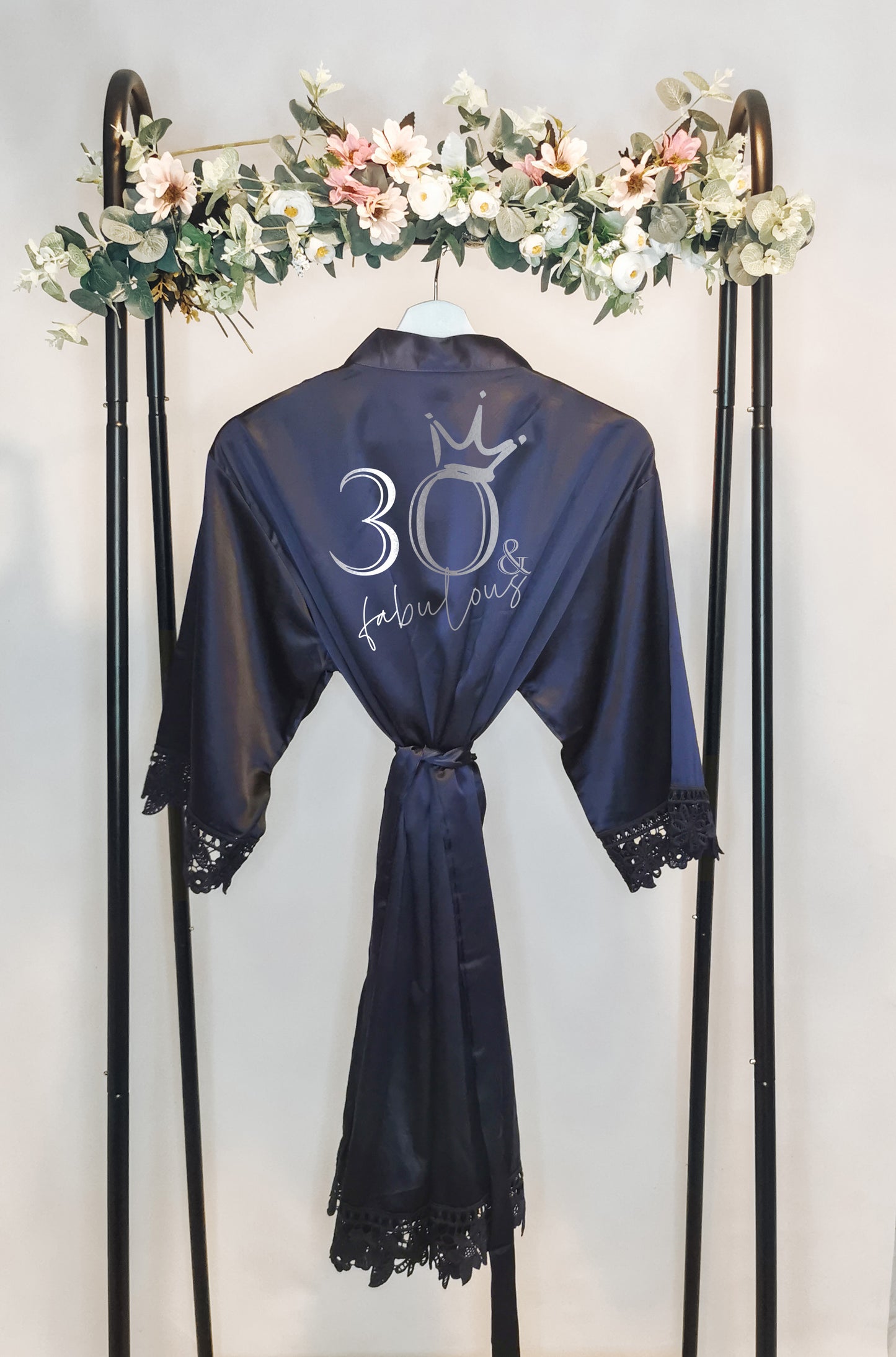 Luxury 40th Birthday Party Pyjamas, 40 and Fabulous Birthday Robe