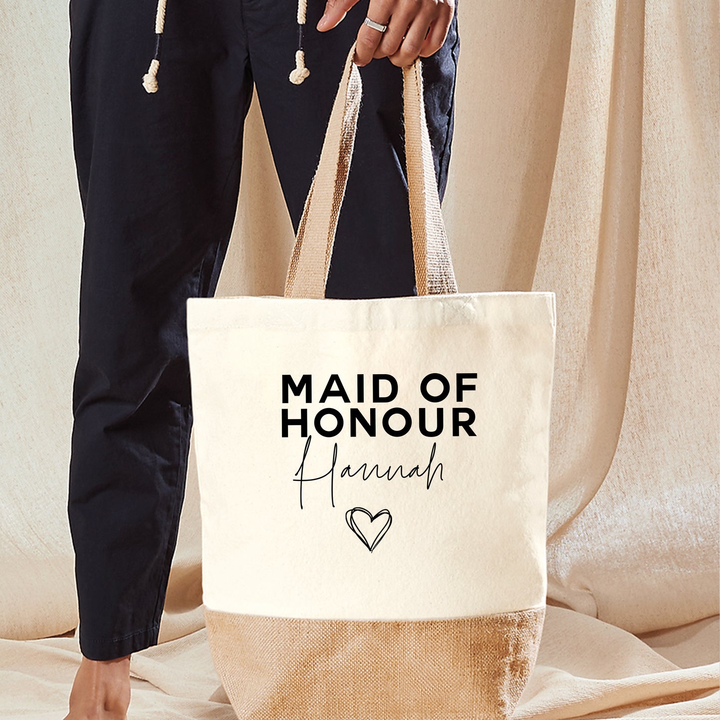 Personalised Bridesmaid Beach Bag