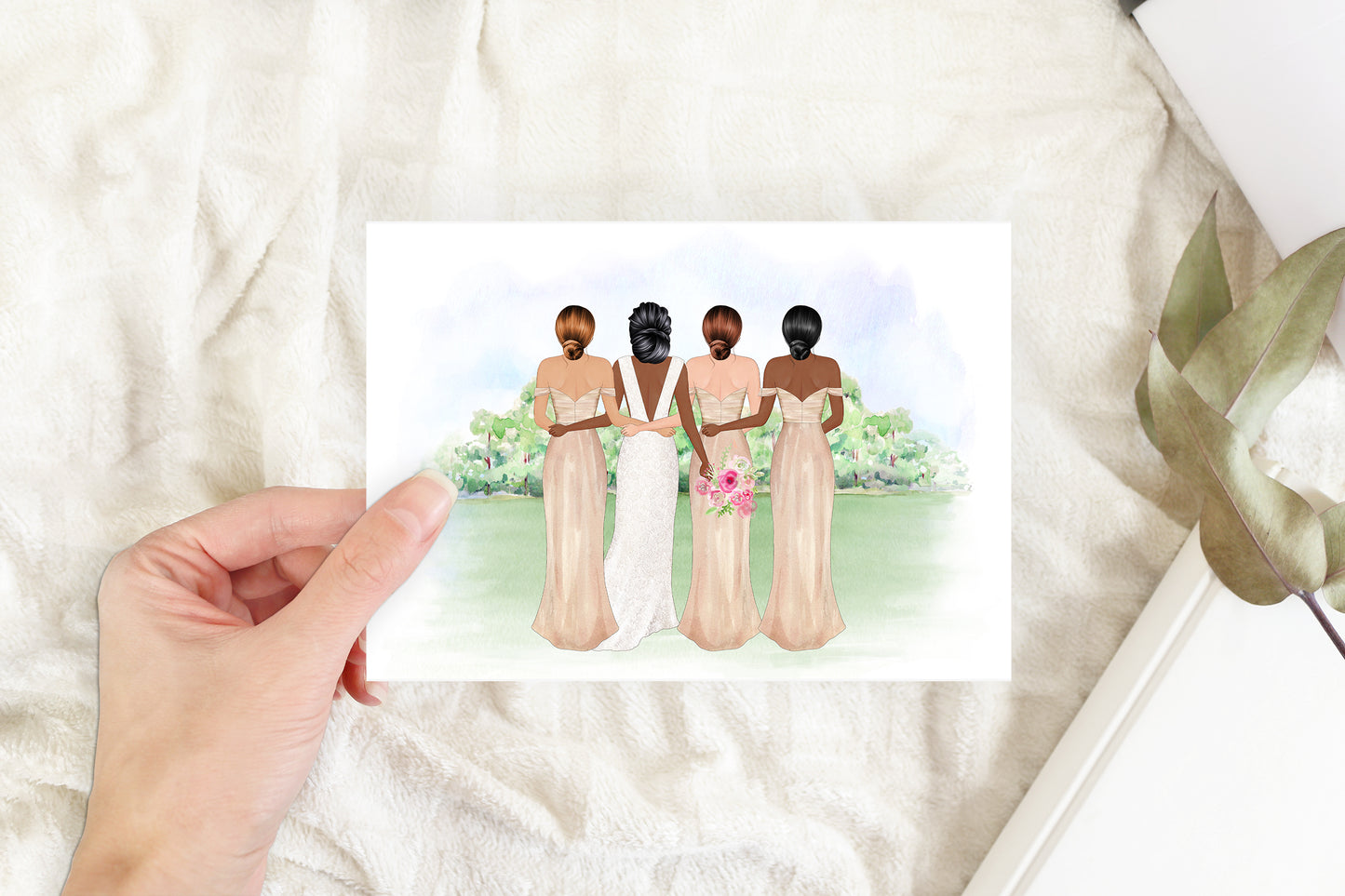 Custom bridal party print